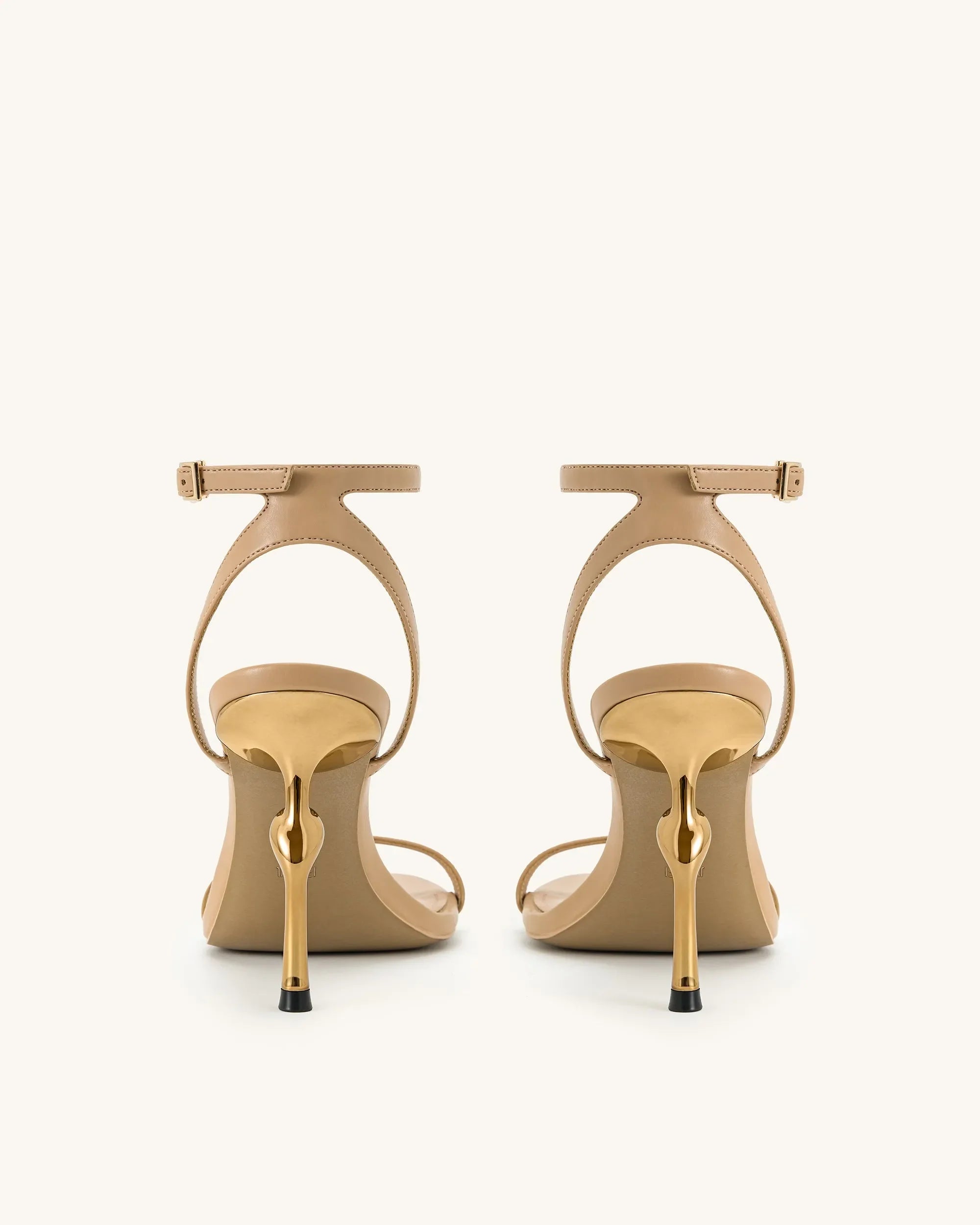 JW PEI_Khaki_Alivia Gold Metal Heel Sandals_1SDS27-32_Khaki_05