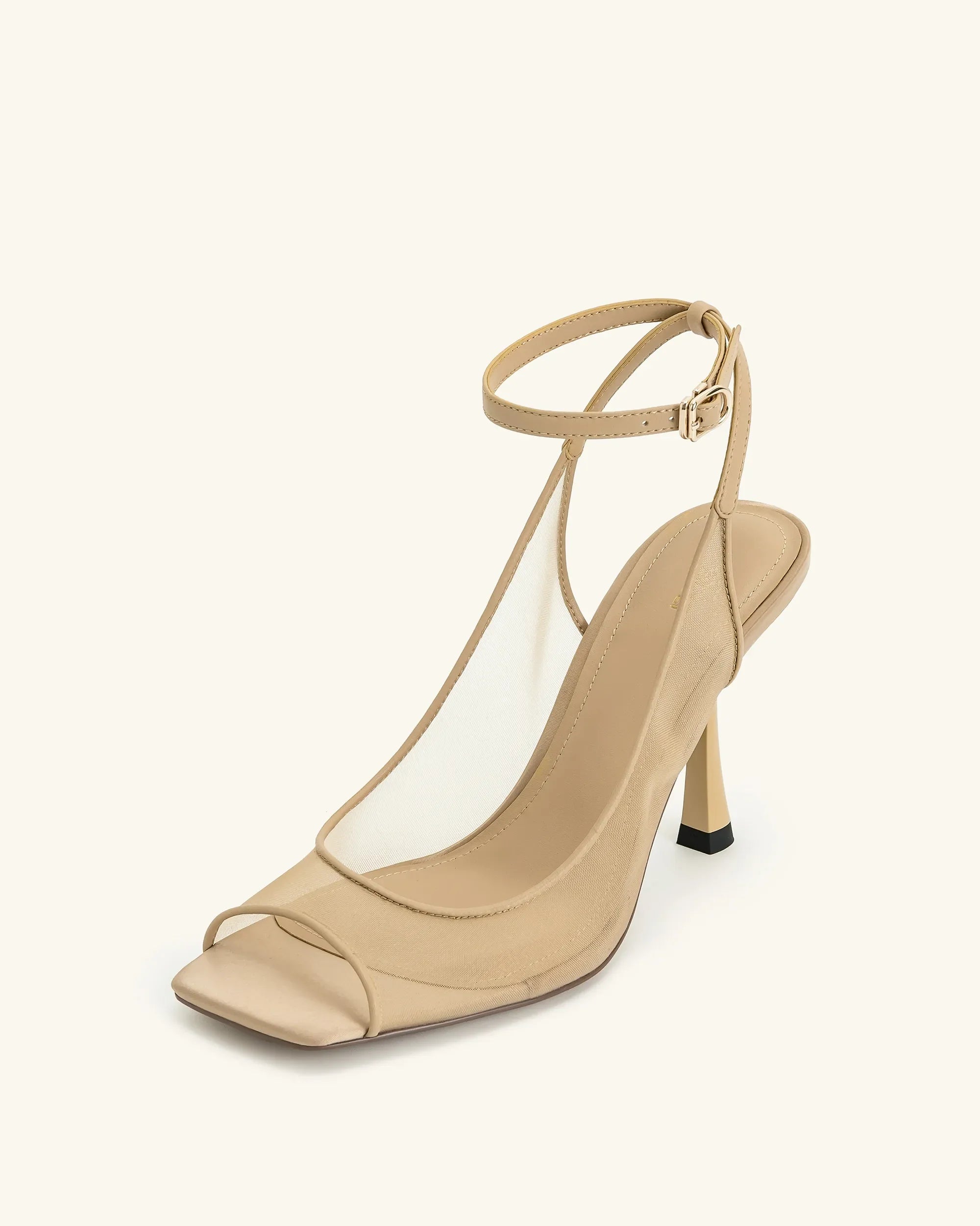 JW PEI_Khaki_Serenity Open Toe Mesh Slingback Sandals_1SDS50-3_Khaki_06