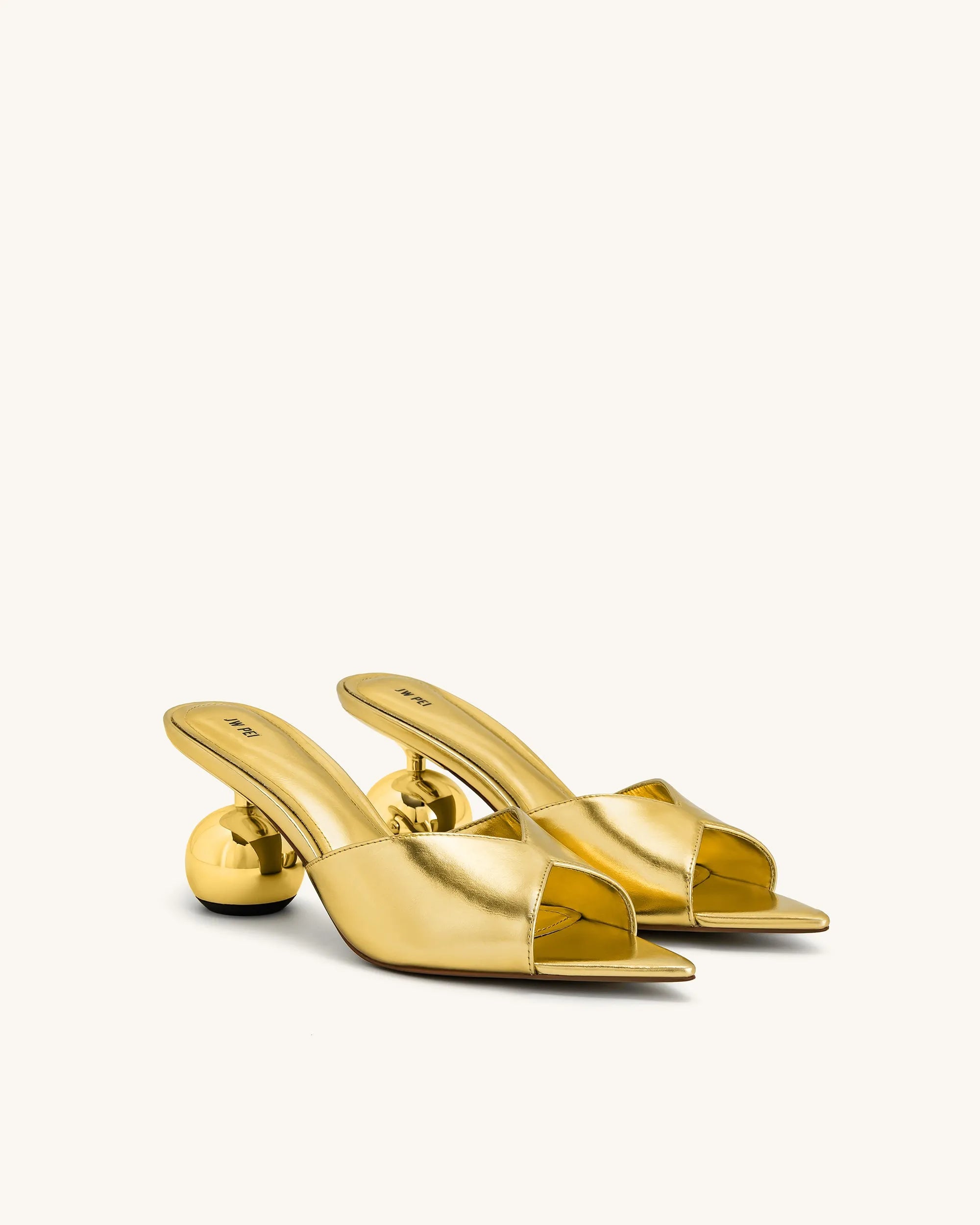 JW PEI_Gold_Ellie Sphere Heel Mules_1SDS78-8_Gold_03