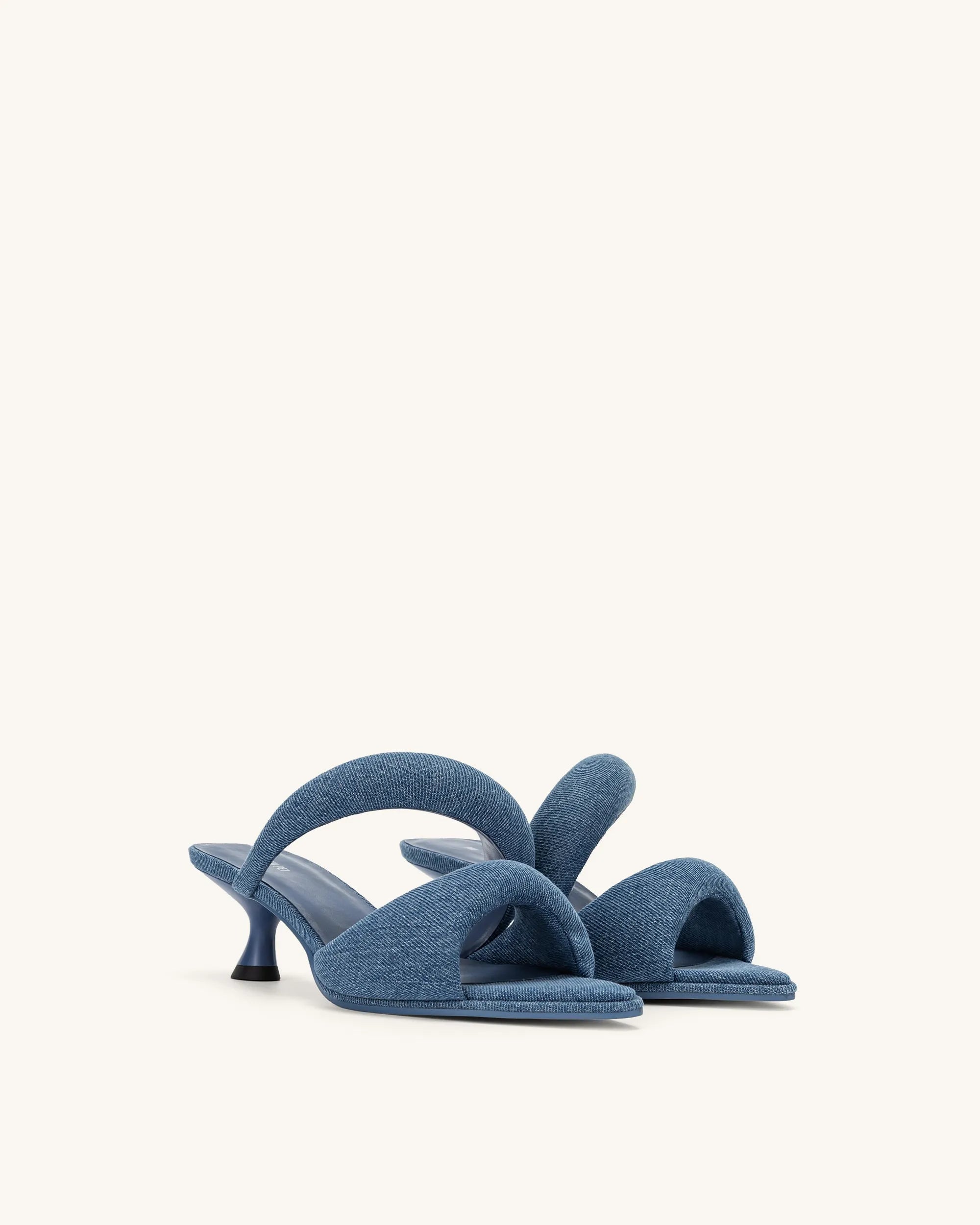 JW PEI Blue Women Sara Mule Denim - Blue SKU: 2MS01-5_Blue Image 03