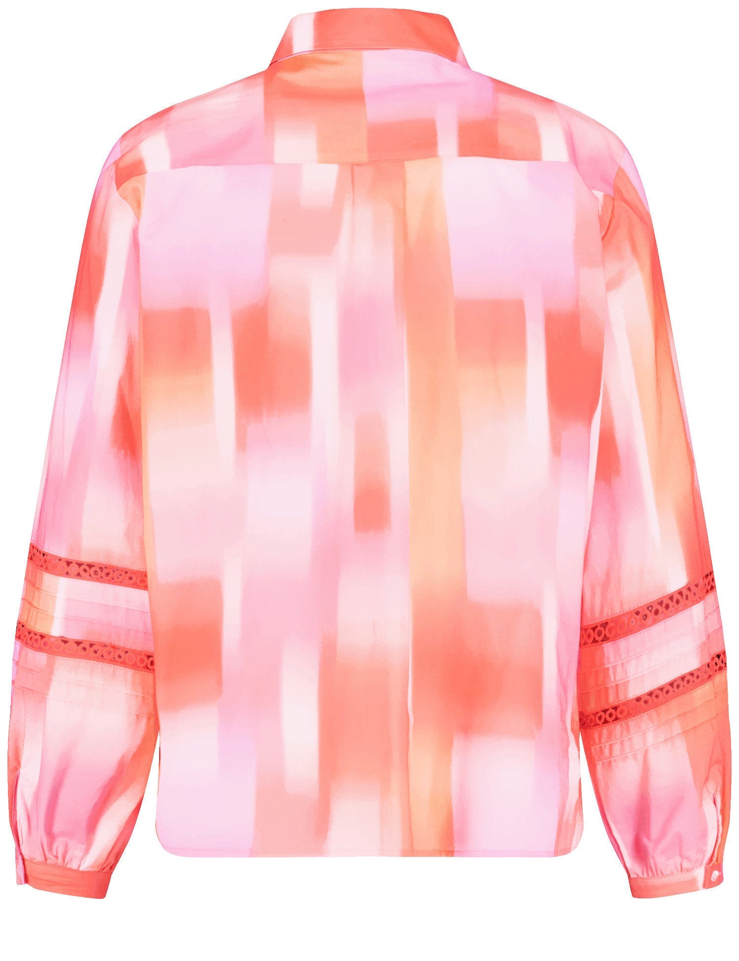 Cotton Blouse With Colour Graduation And Broderie Anglaise_360033-31421_3038_05