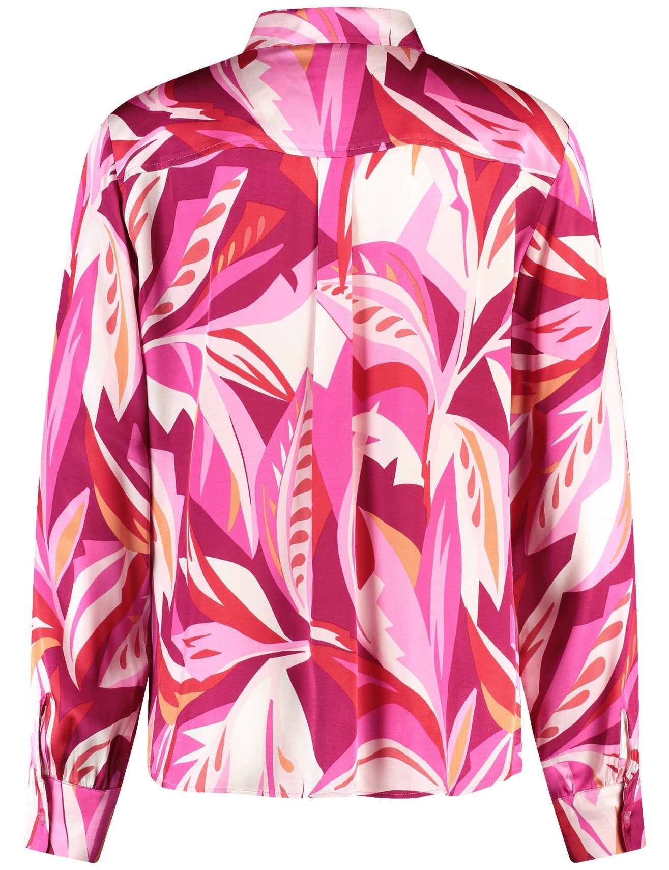 Gerry Weber_Satin Blouse with a Floral Pattern_560020-31452_6002_04