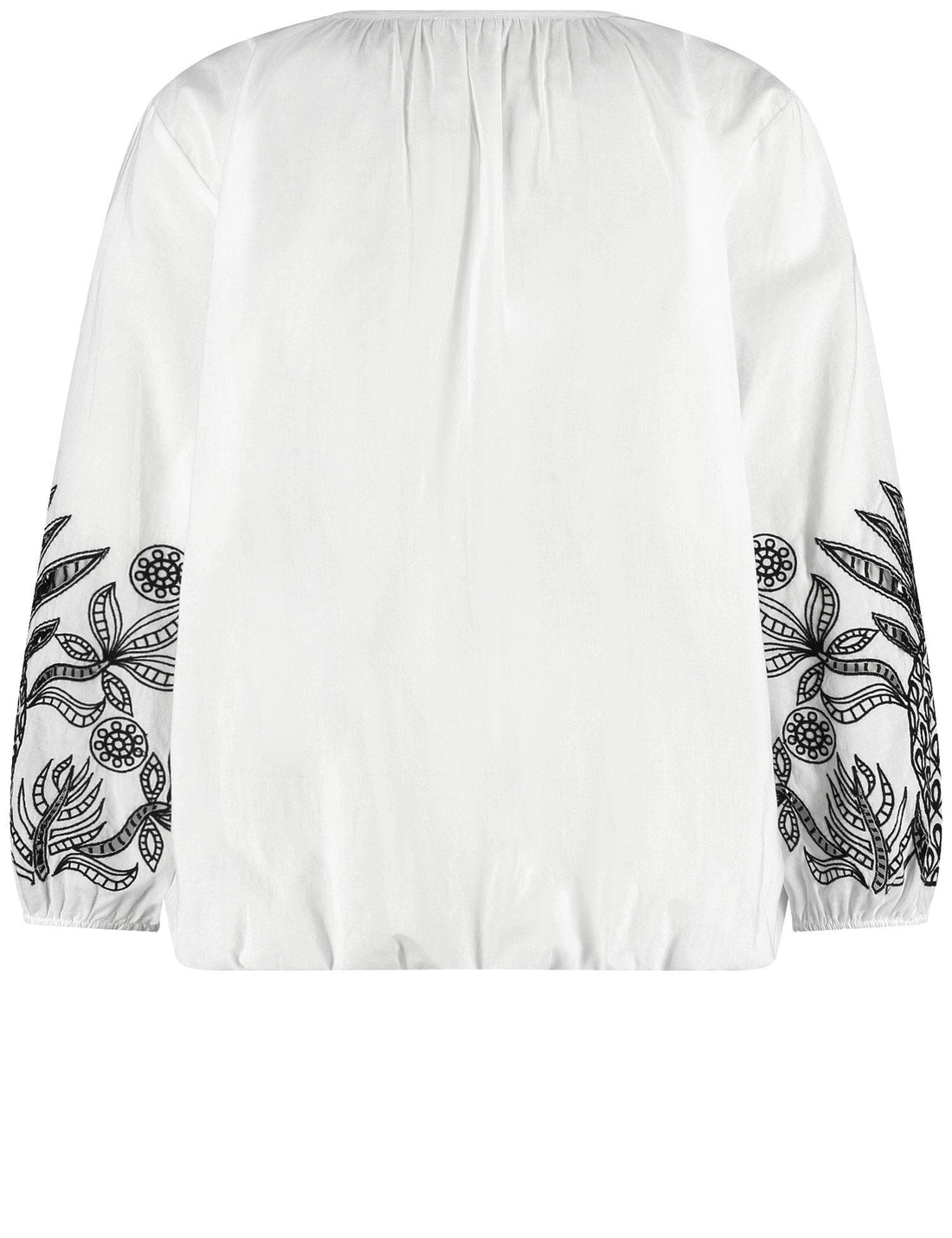 Gerry Weber_Cotton Blouse with Embroidered_560116-31495_99600_02