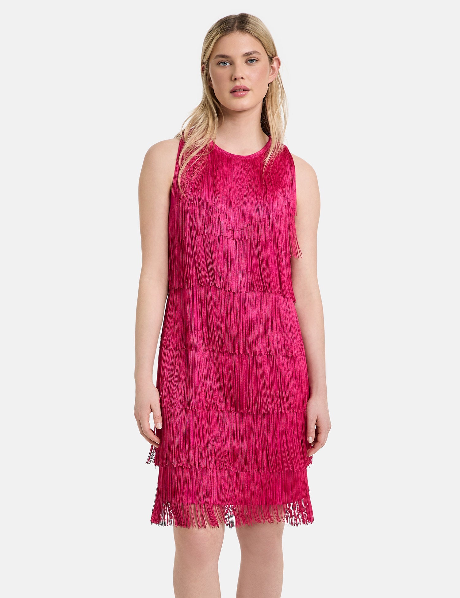 Sleeveless Dress With Fringing_580339-11122_3350_04