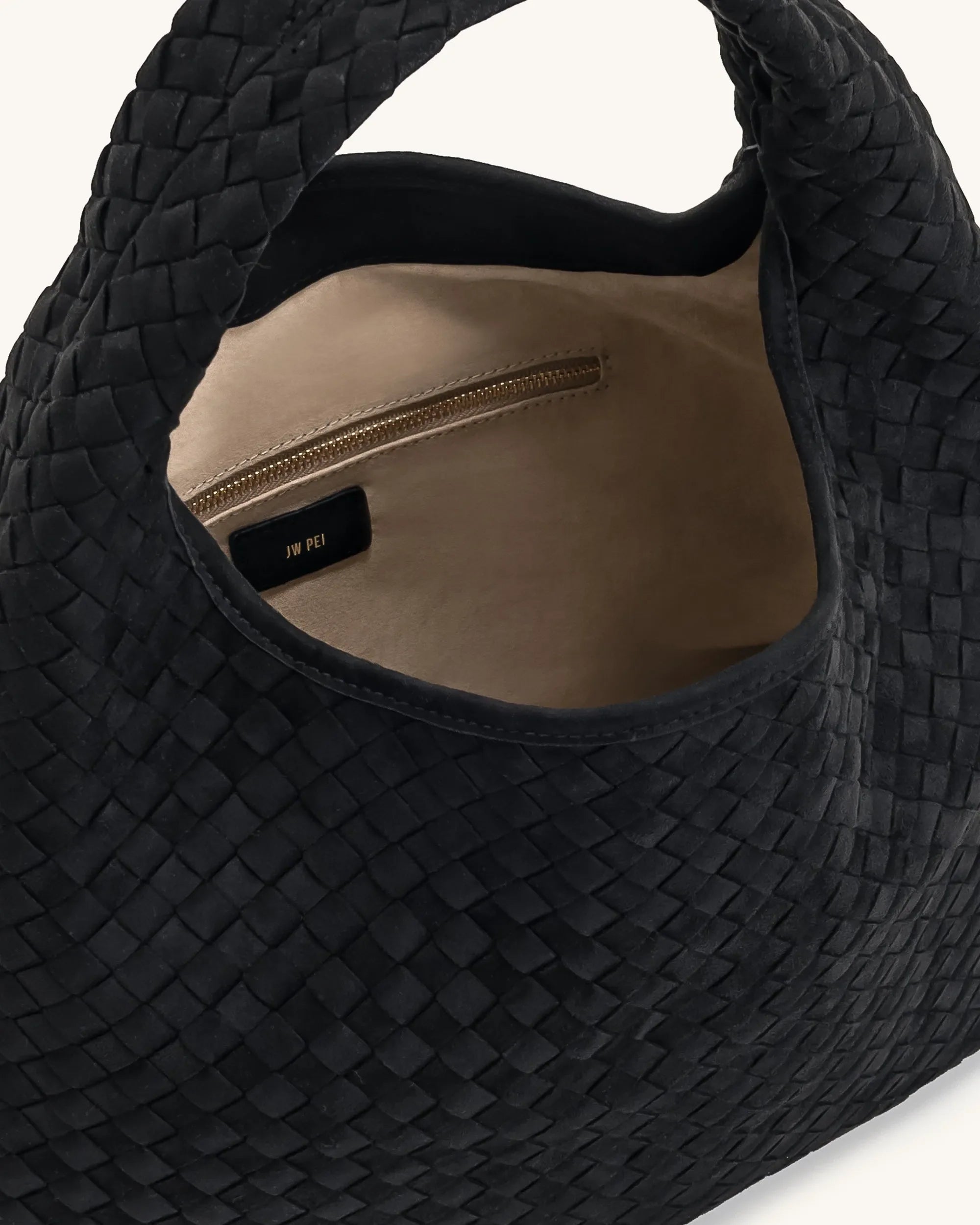 JW PEI_Black_Iaura Faux Suede Woven Shoulder Bag_5S286-1_Black_05
