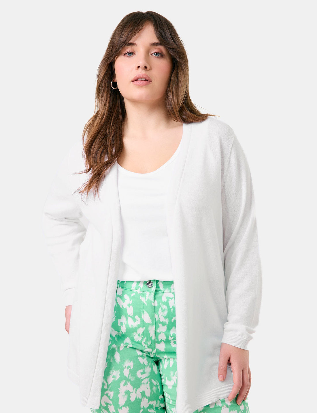 Samoon_Cardigan in a Cotton/Linen Knit_632605-25202_9600_02