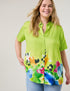 Samoon_Short Sleeve Blouse with a Floral Print_660629-21140_5752_01