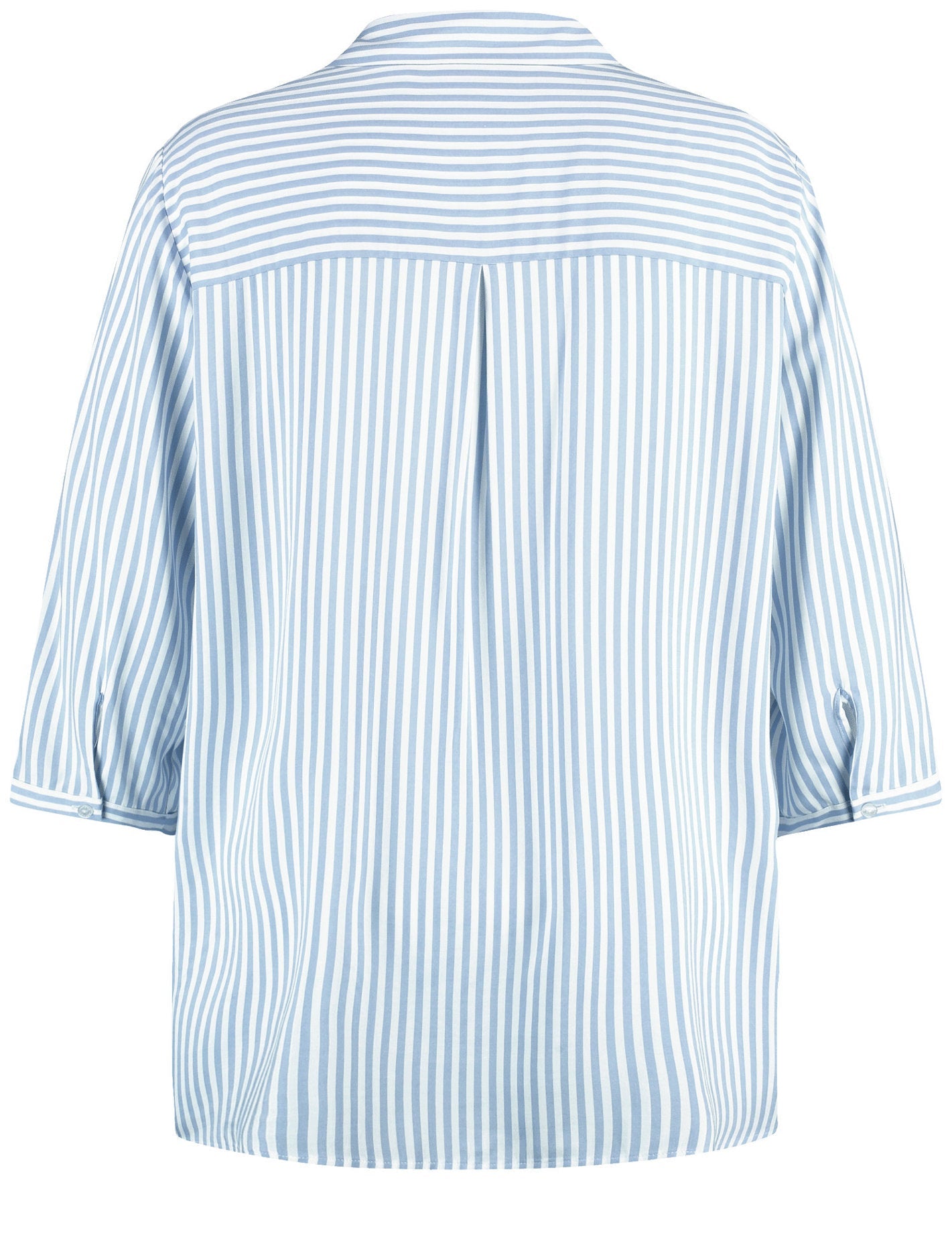 Samoon_Striped Blouse with 3/4-Length Sleeves_960985-29146_8952_04