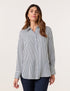 Gerry Weber_Shirt Blouse with a Satin Finish_965068-31401_8017_01
