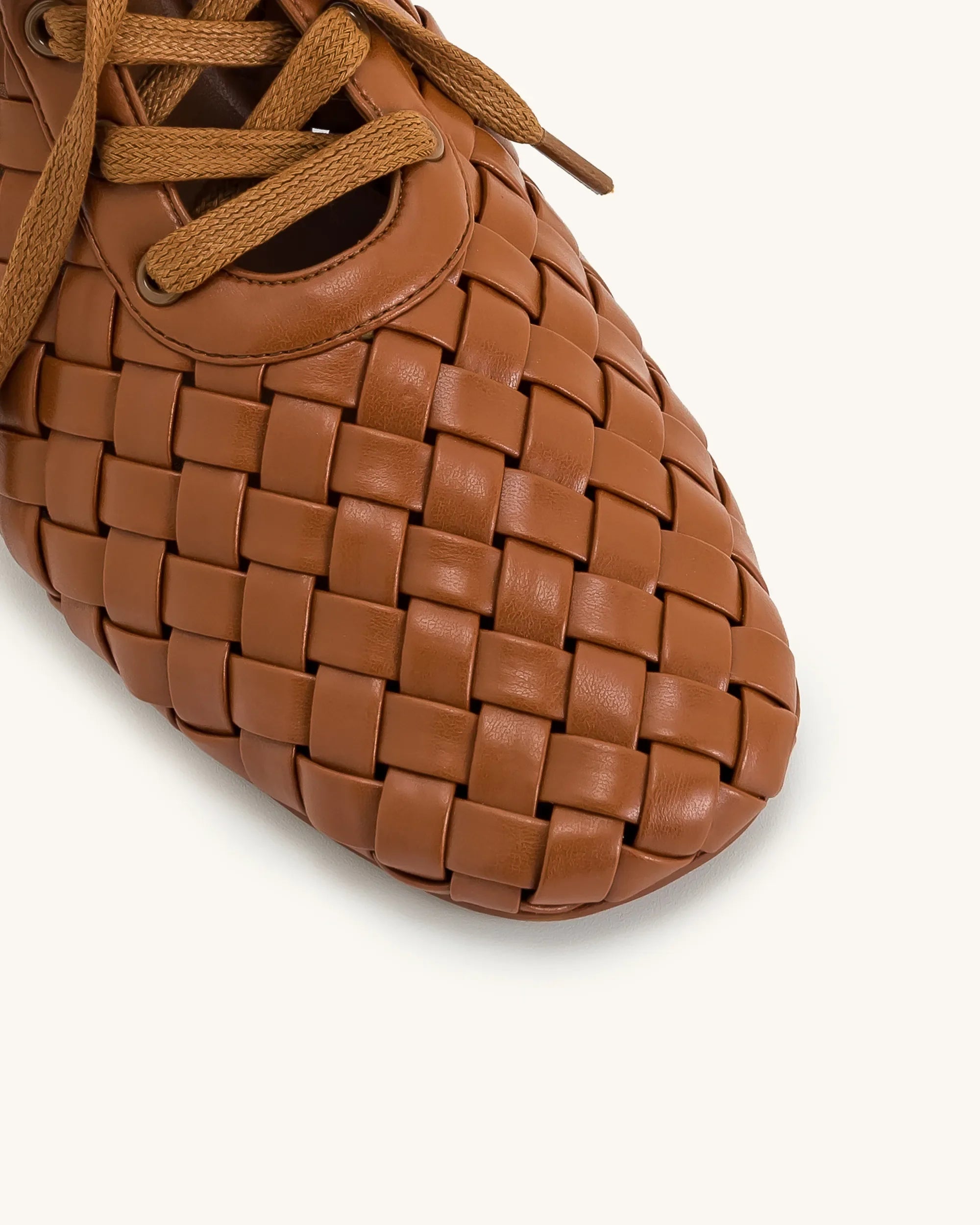 JW PEI_Brown_Kayla Weave Strap Flat Shoes_9FS10-32_Brown_02