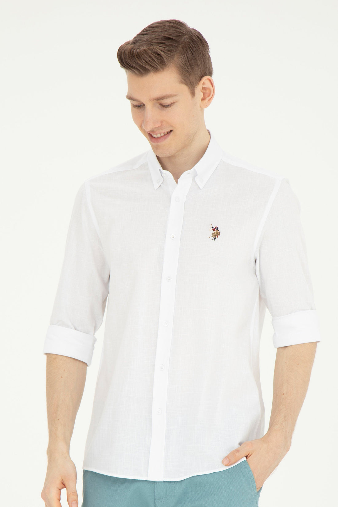 Men White Shirt Long Sleeve_G081GL0040 1829583_VR013_02