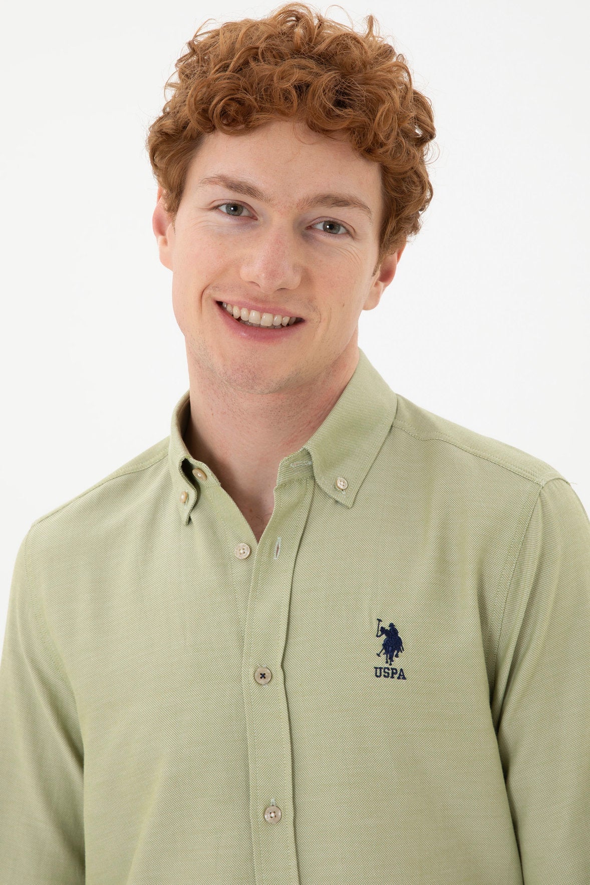 Button Down Shirt With Logo_G081GL0040 1886621_VR183_02