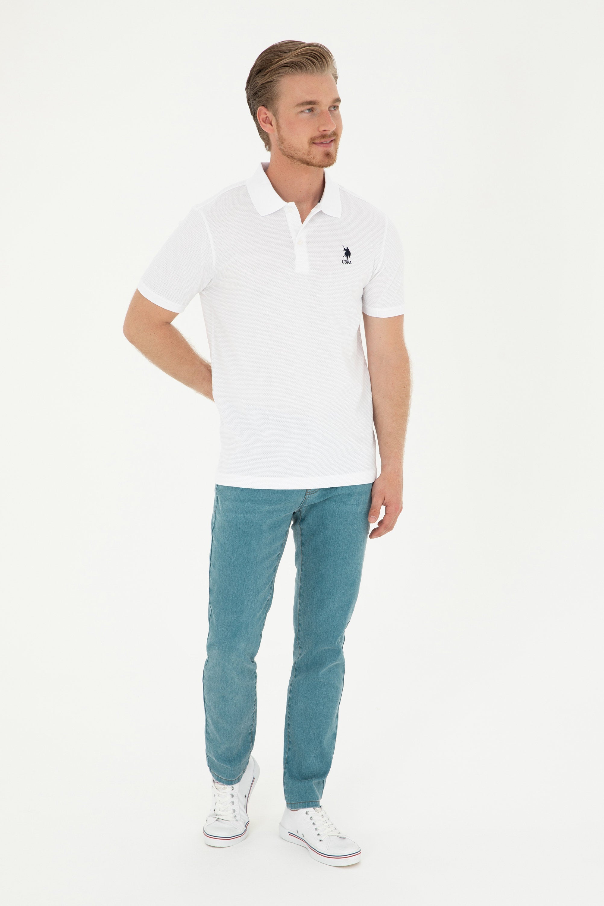 White Polo Shirt With Logo_G081GL0110 1827972_VR013_04