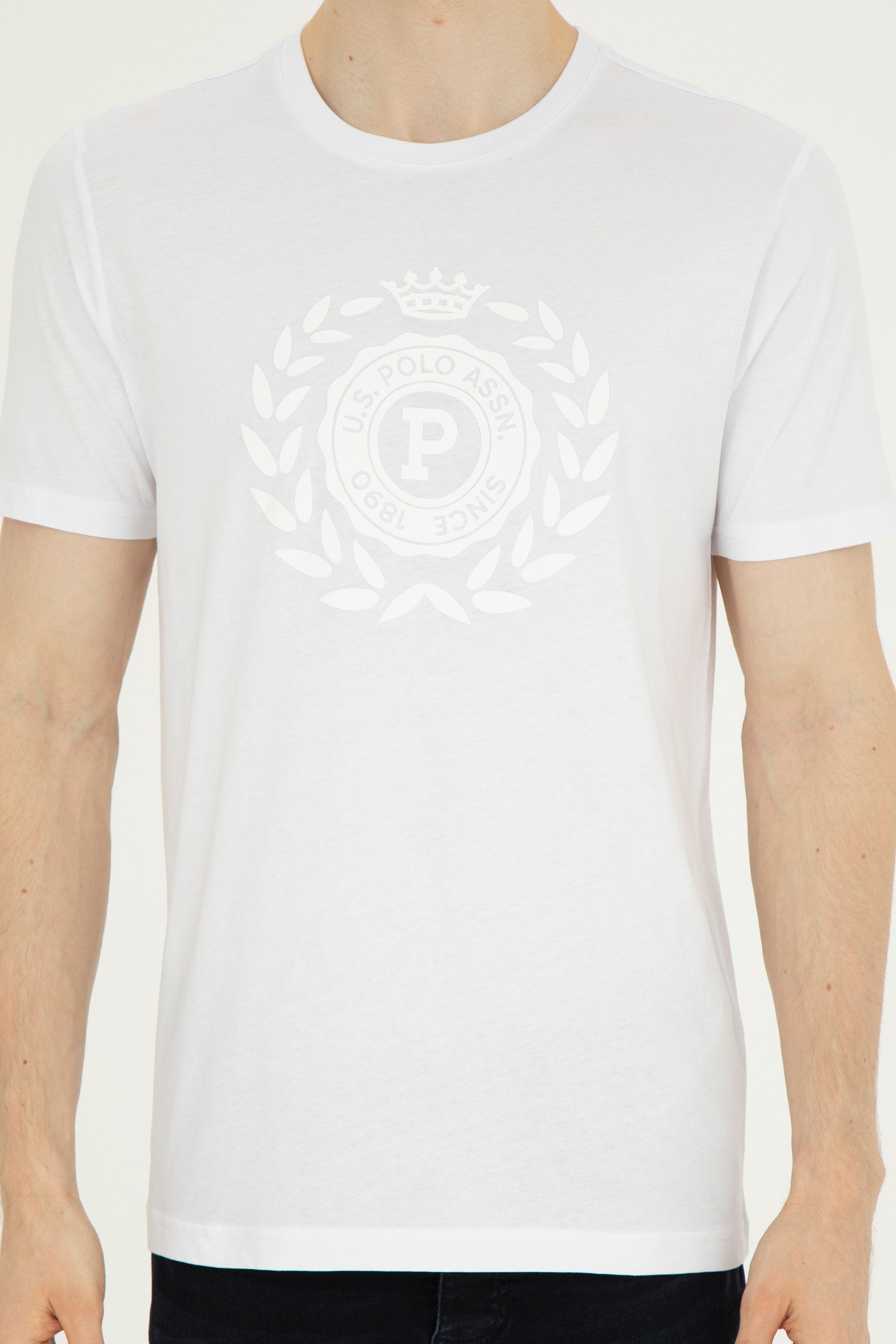 Men White T-Shirt_G081SZ0110 1825487_VR013_05