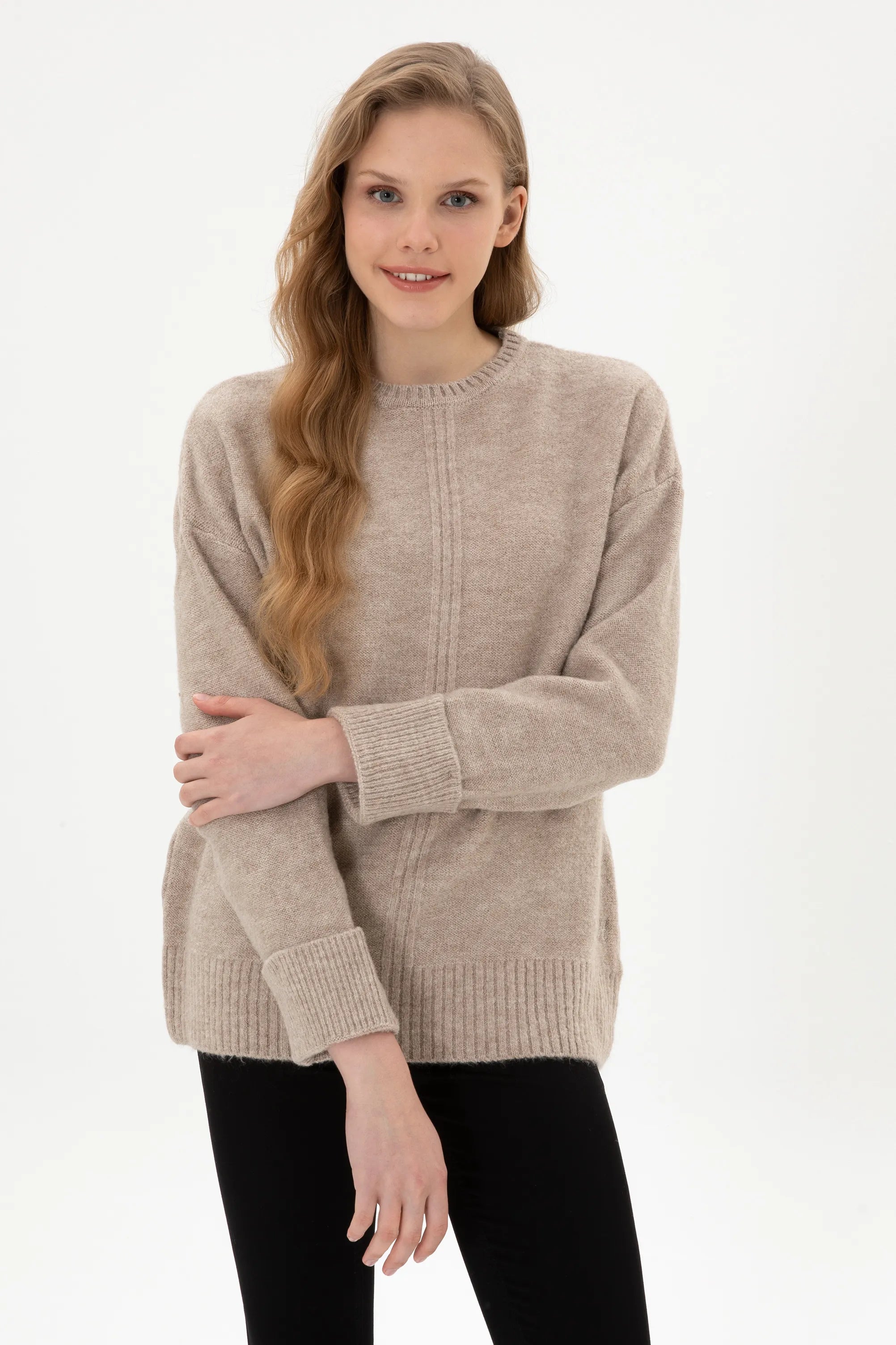 U.S. Polo Assn._Stone Melange_Knitting Jumper_G082GL0TK0 2228415_VR225_03