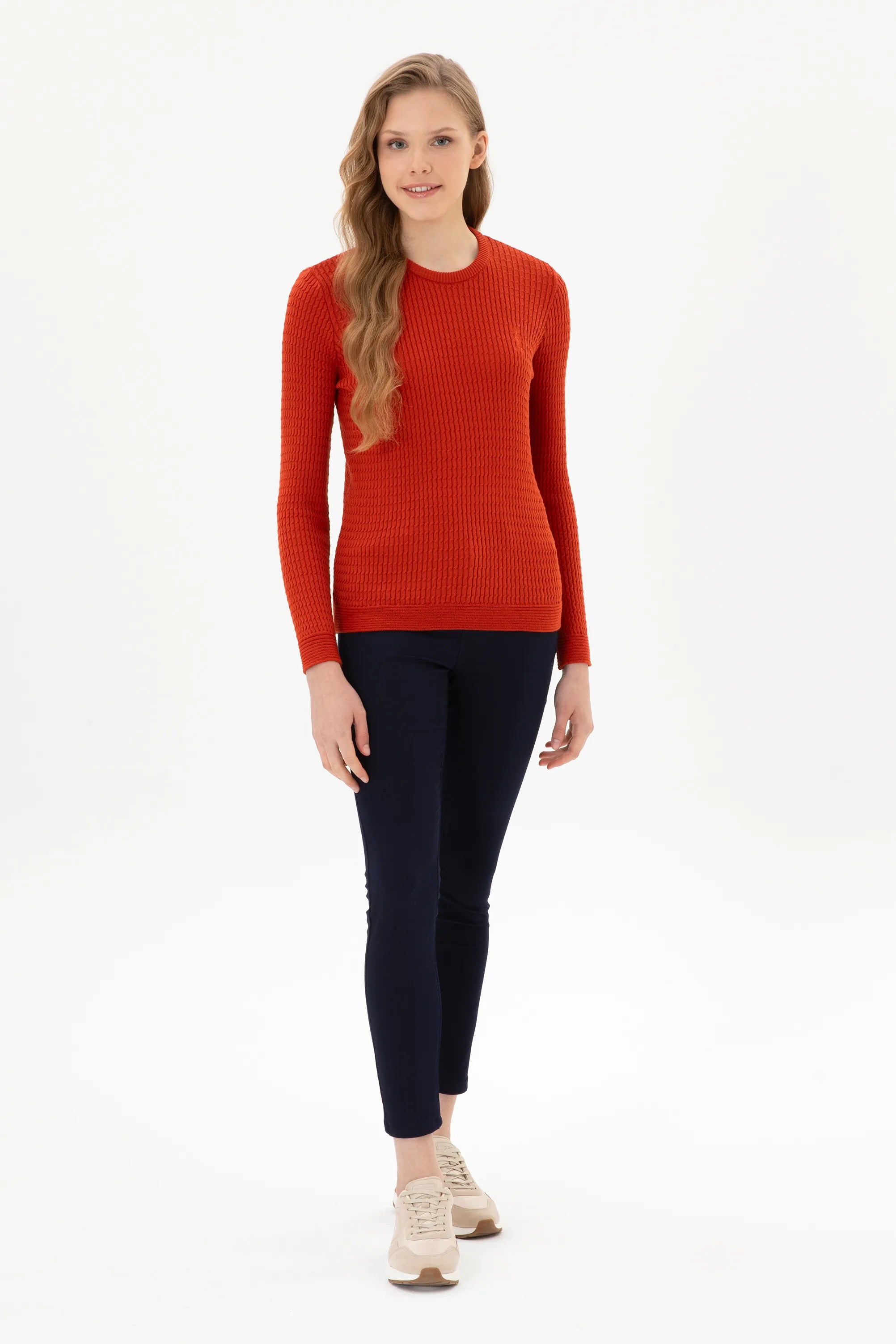 U.S. Polo Assn._Orange_Knitting Jumper Basic_G082SZ0TK0 2226393_VR031_04