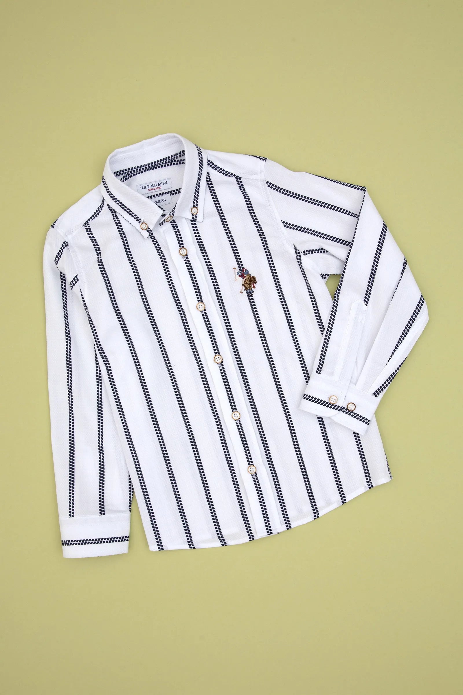 U.S. Polo Assn._Navy Blue_Woven Shirt_G083SZ0040 2269172_VR033_02