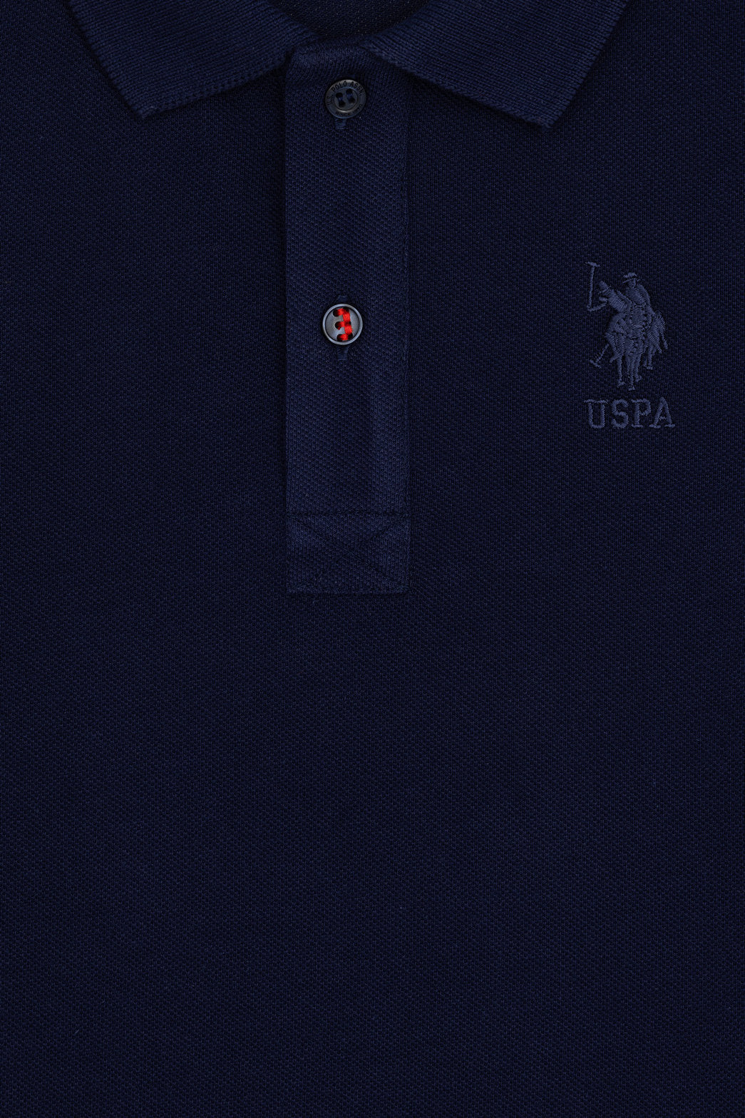 Plain Short Sleeve Polo Shirt_G083SZ0110 1792431_VR033_03