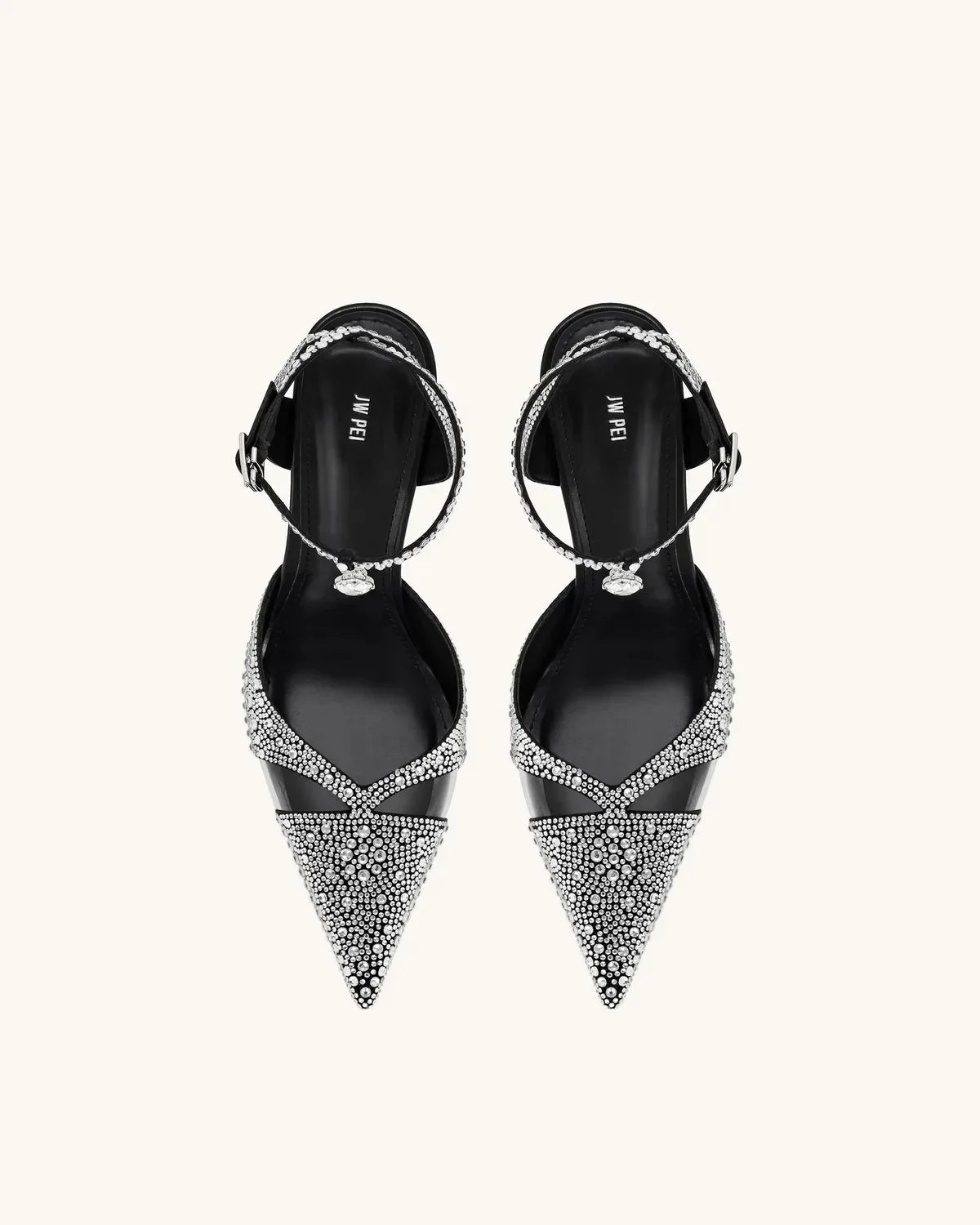 JW PEI_Black_Haidi Artificial Crystal Pumps_JF30405-1_Black_01