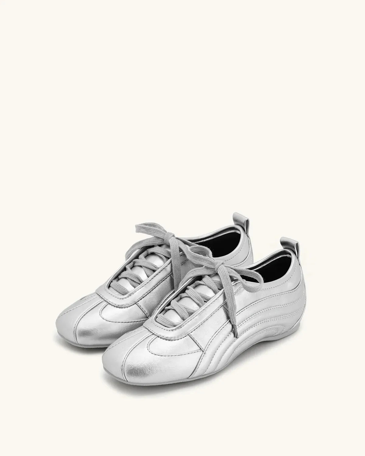 JW PEI_Silver_Ferne Streamlined Lustrous Sneakers - Silver_JF30519-9_88_02