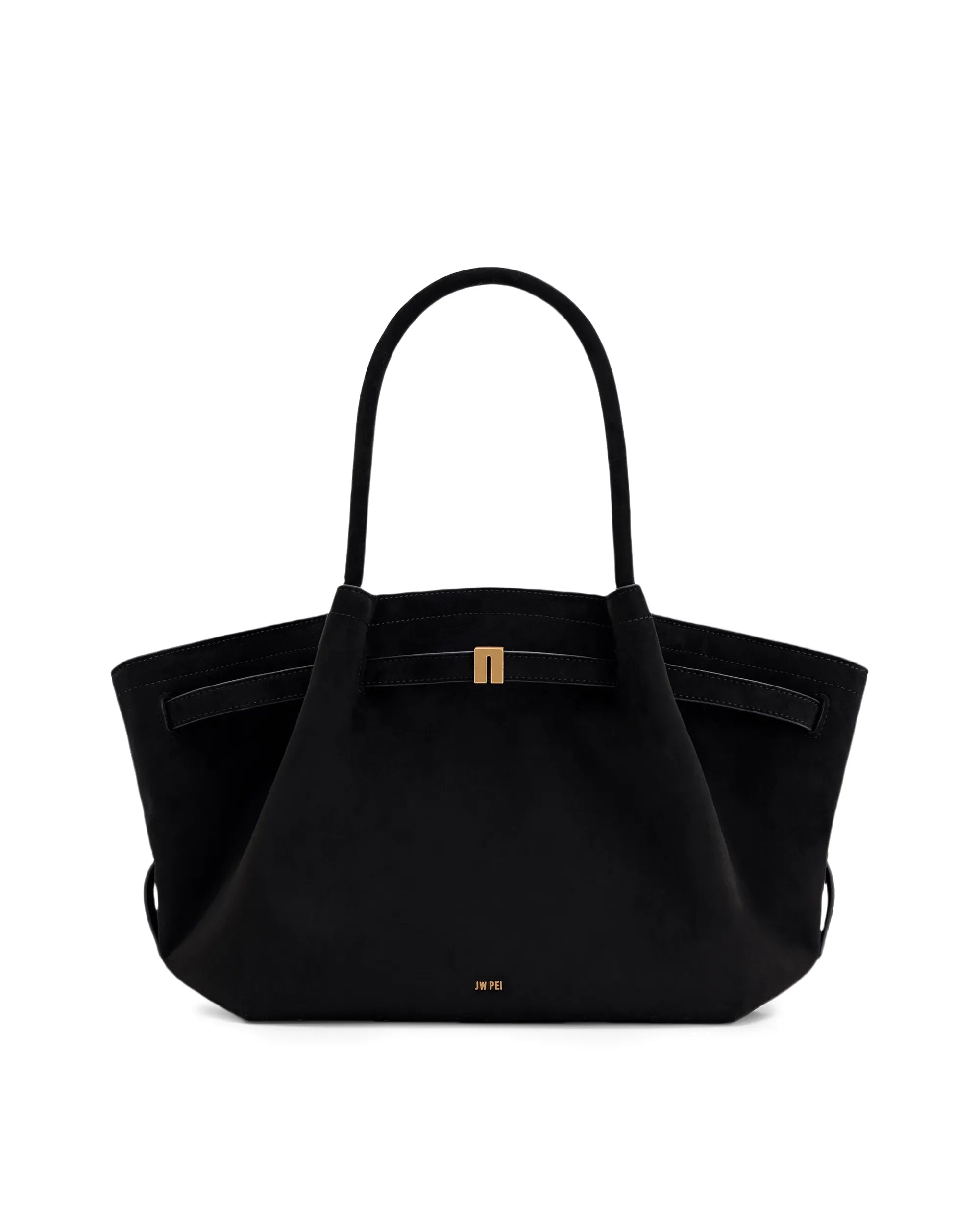 JW PEI_Black_Hana Medium Faux Suede Tote Bags_JH306B04-1_Black_01