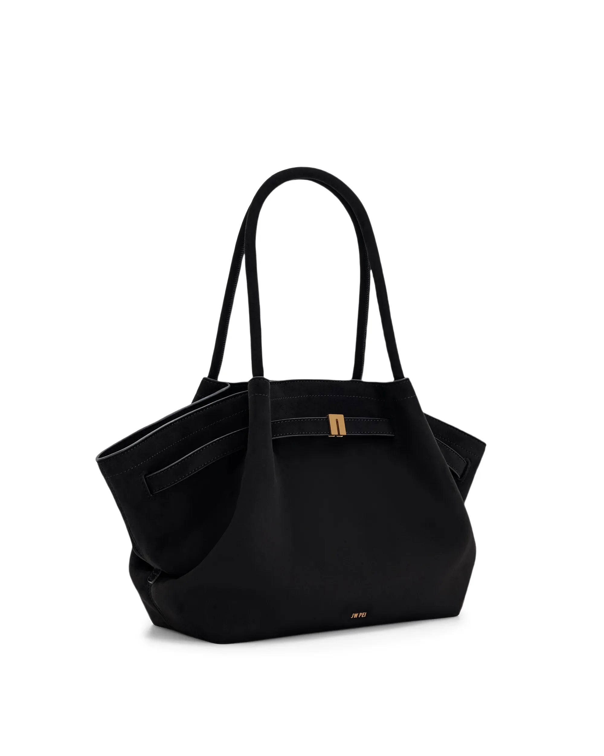 JW PEI_Black_Hana Medium Faux Suede Tote Bags_JH306B04-1_Black_04