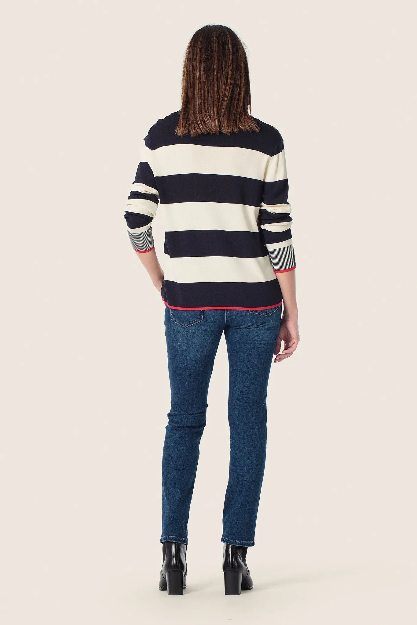 Gerry Weber Blue Navy Women Knitted Jacket SKU: N64822_104 Image 04