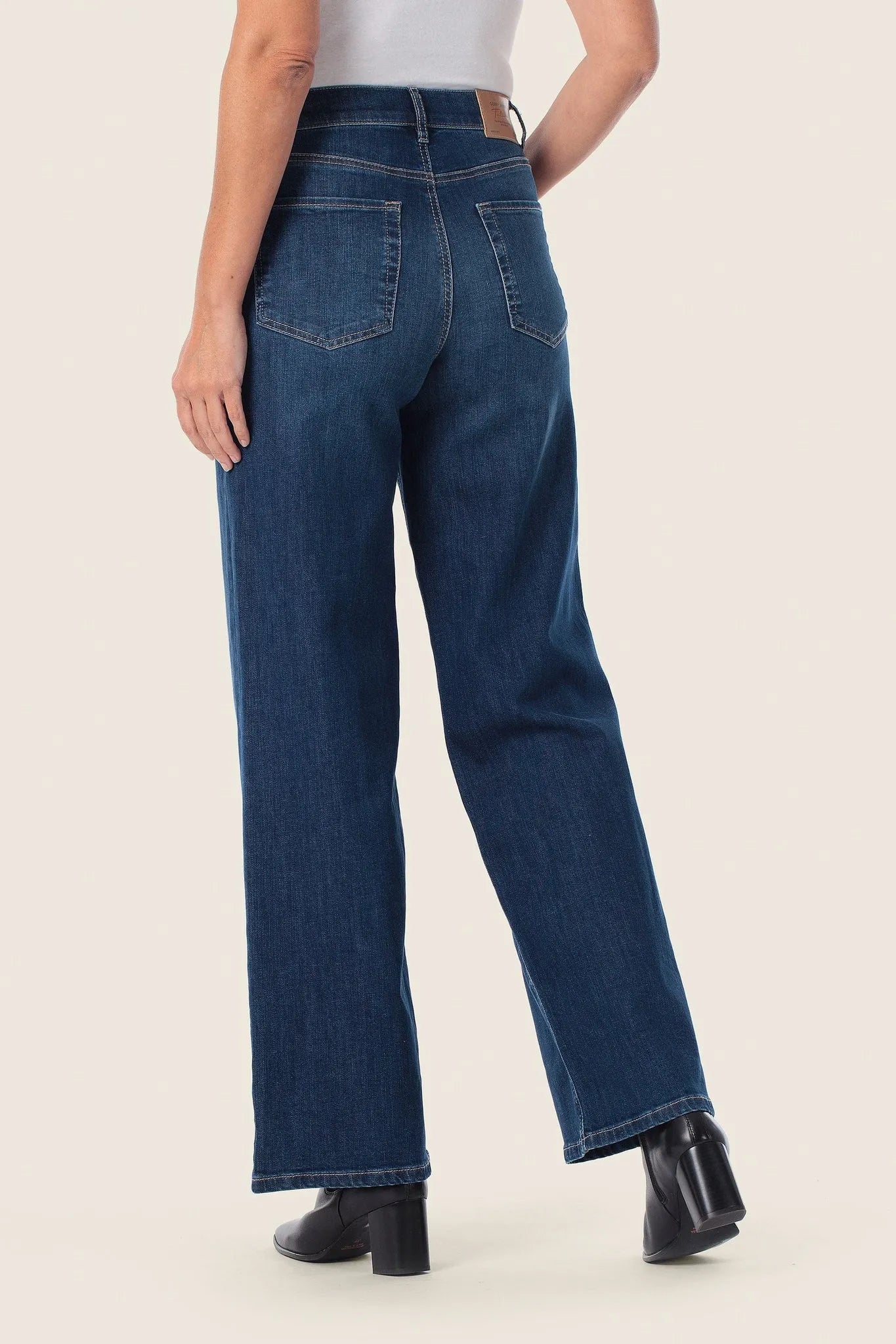 Gerry Weber Blue M Dium Denim Women Trousers SKU: N67063_396 Image 02