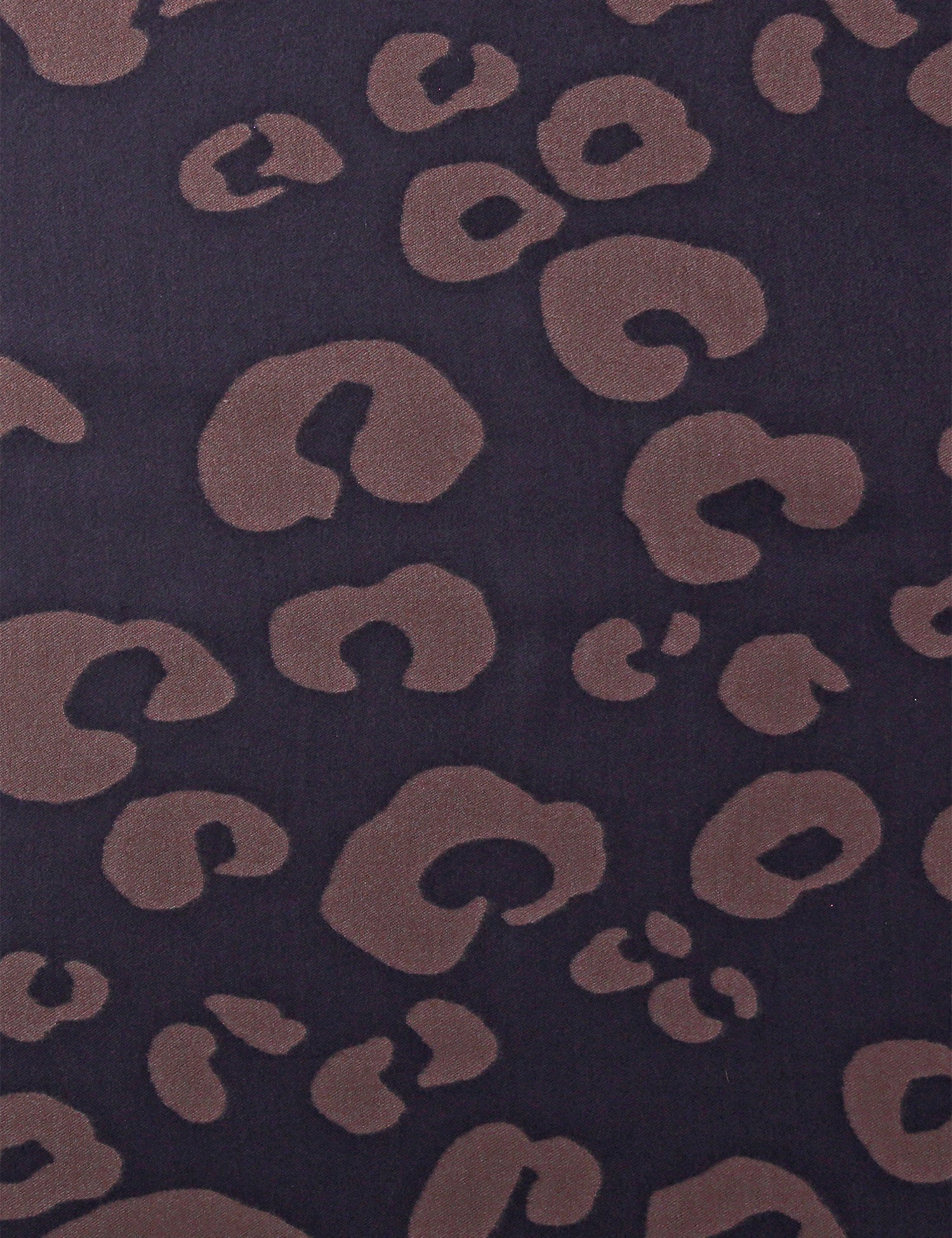 Dark Blue Animal Print Scarf