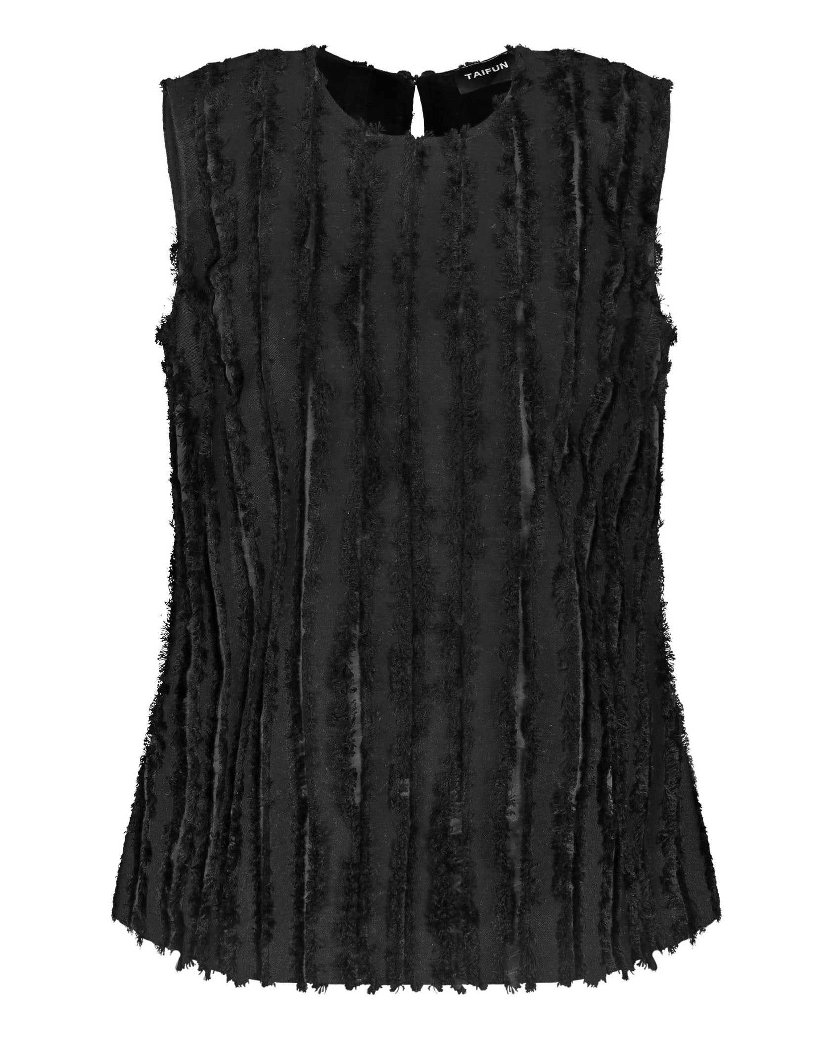 Black Blouse Without Sleeve