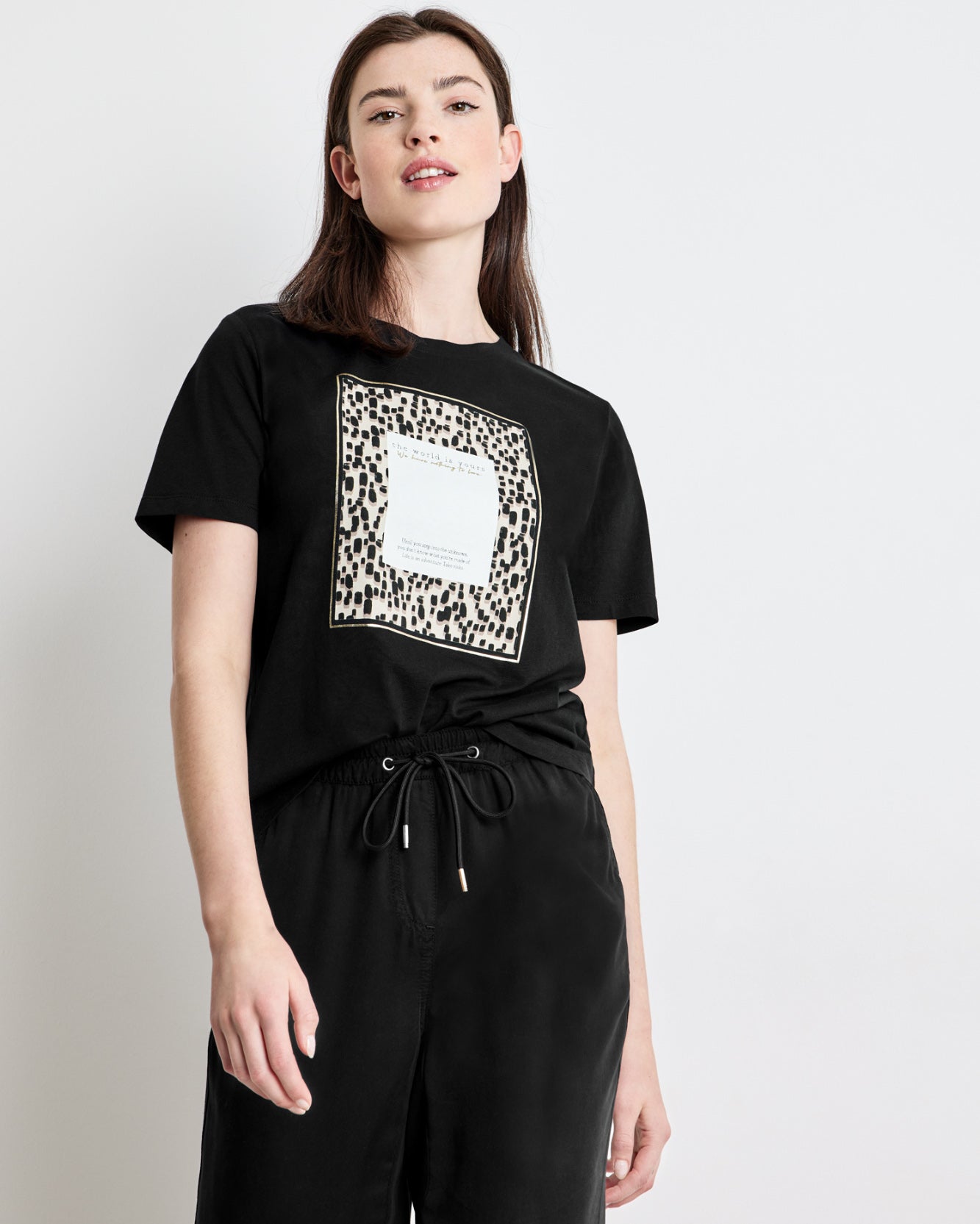 Black T-Shirt 1/2 Sleeve