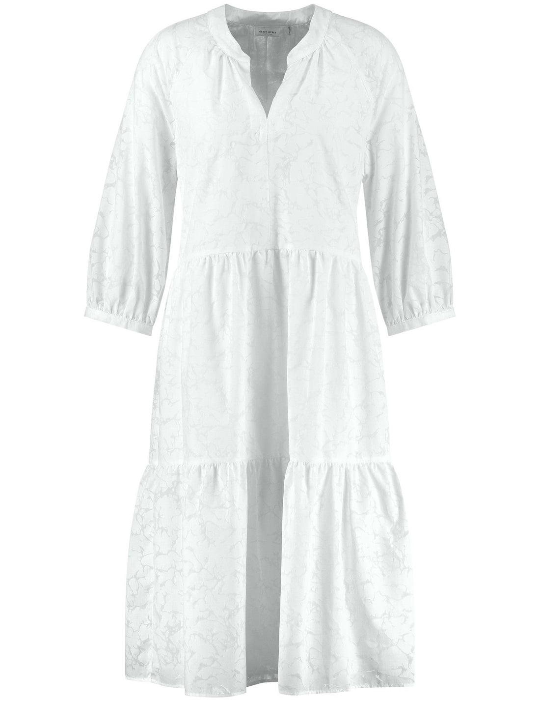 Devoré Effect A-Line Dress