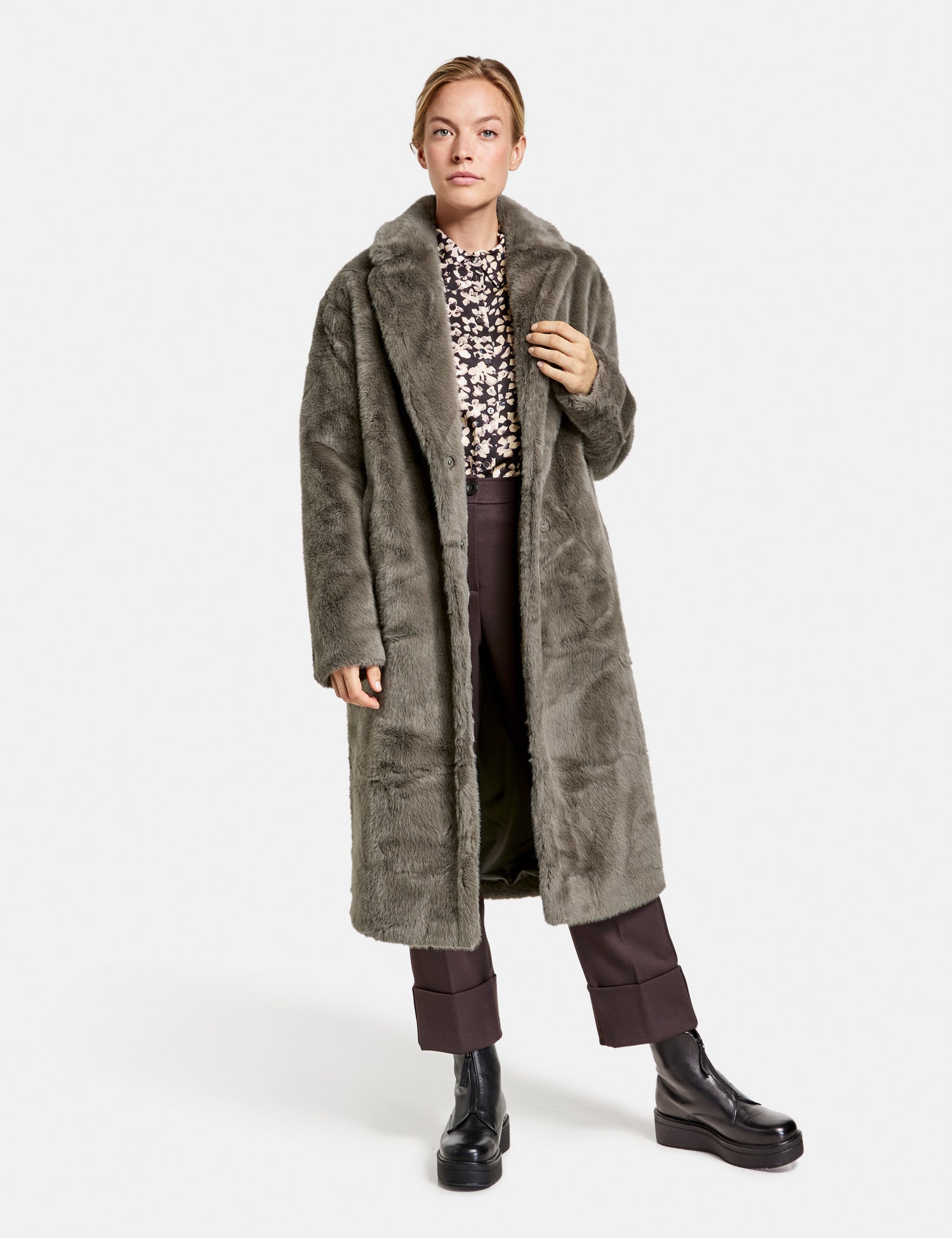 Green Soft Teddy Coat