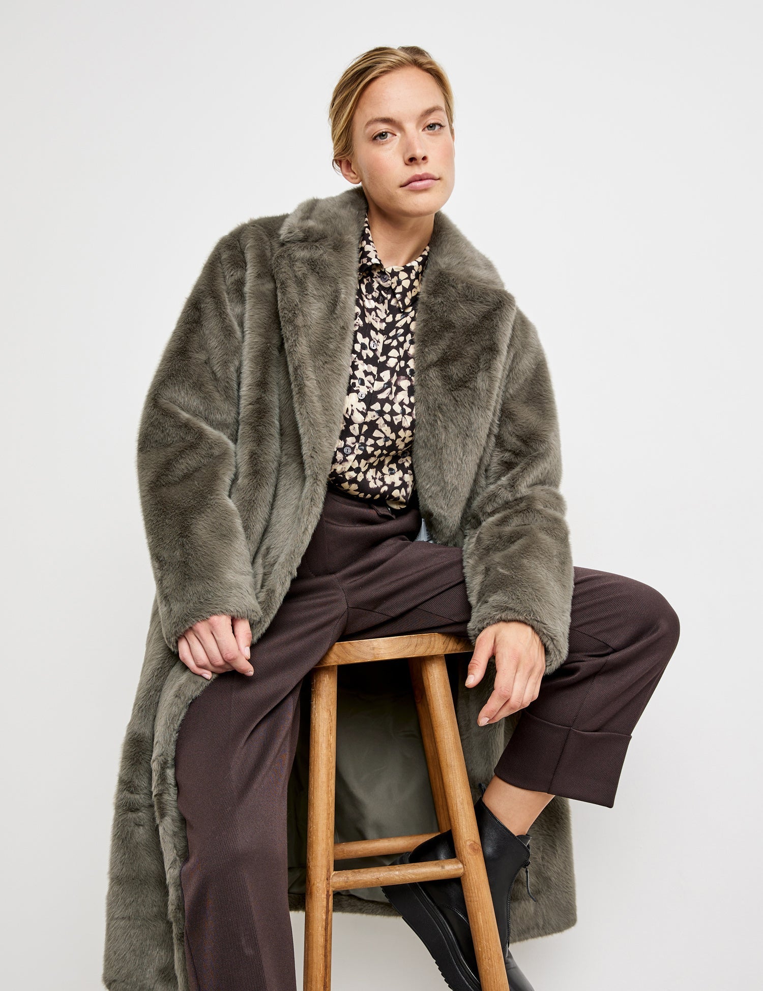 Green Soft Teddy Coat