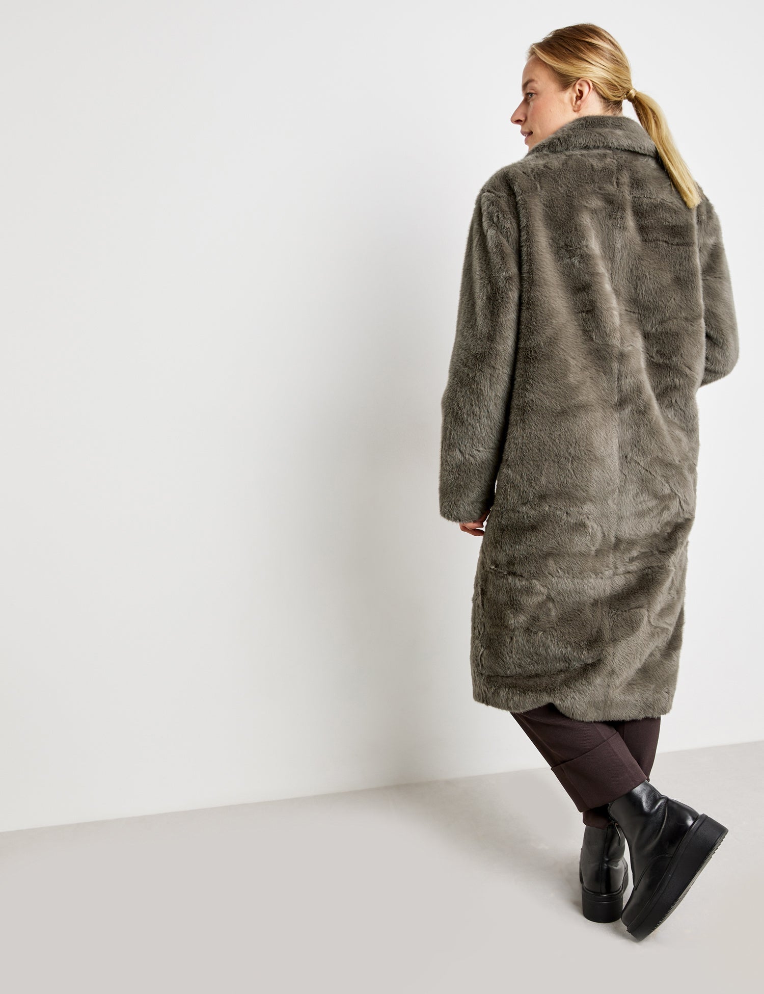 Green Soft Teddy Coat