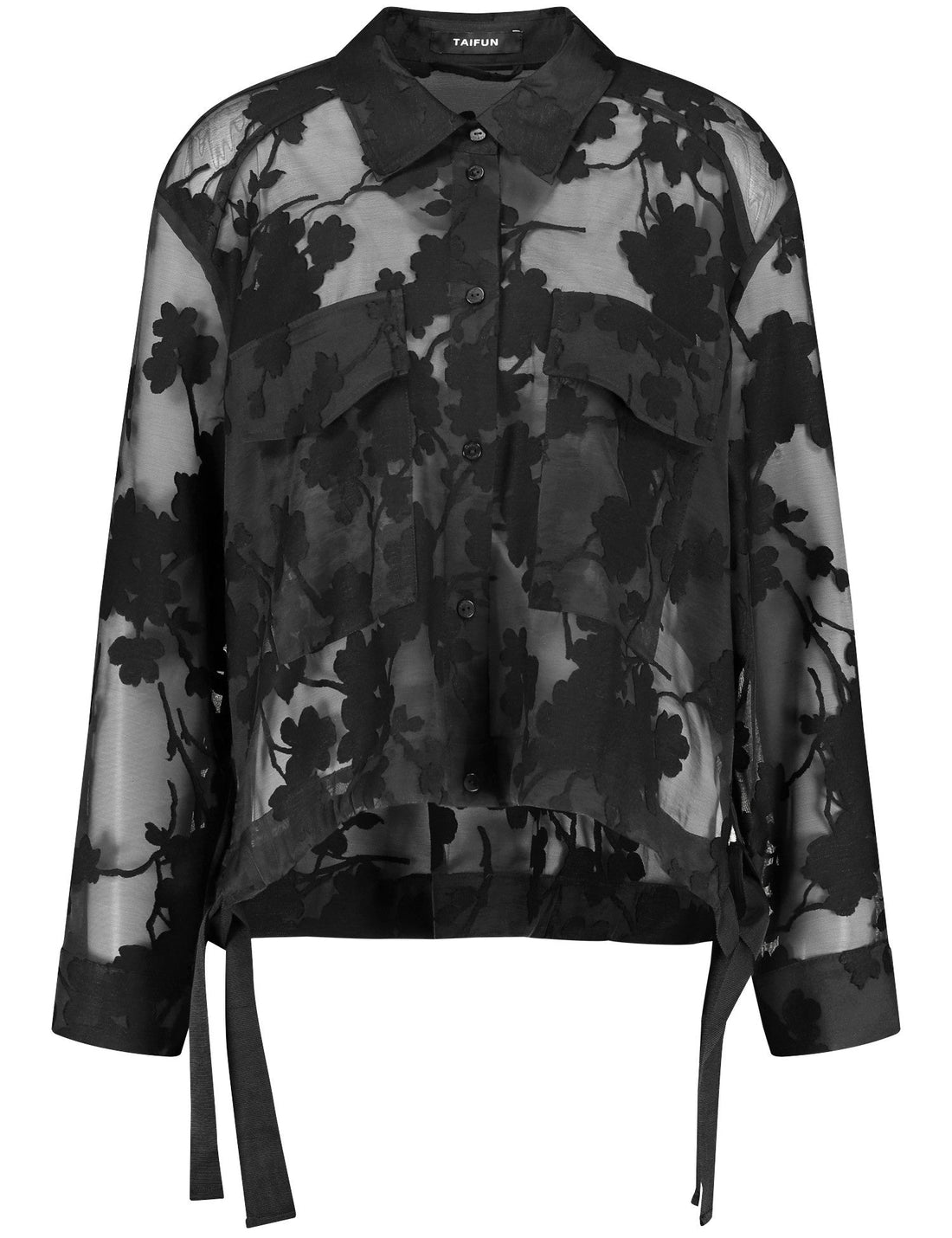 Fine Bomber Jacket Made Of Sheer Fabric