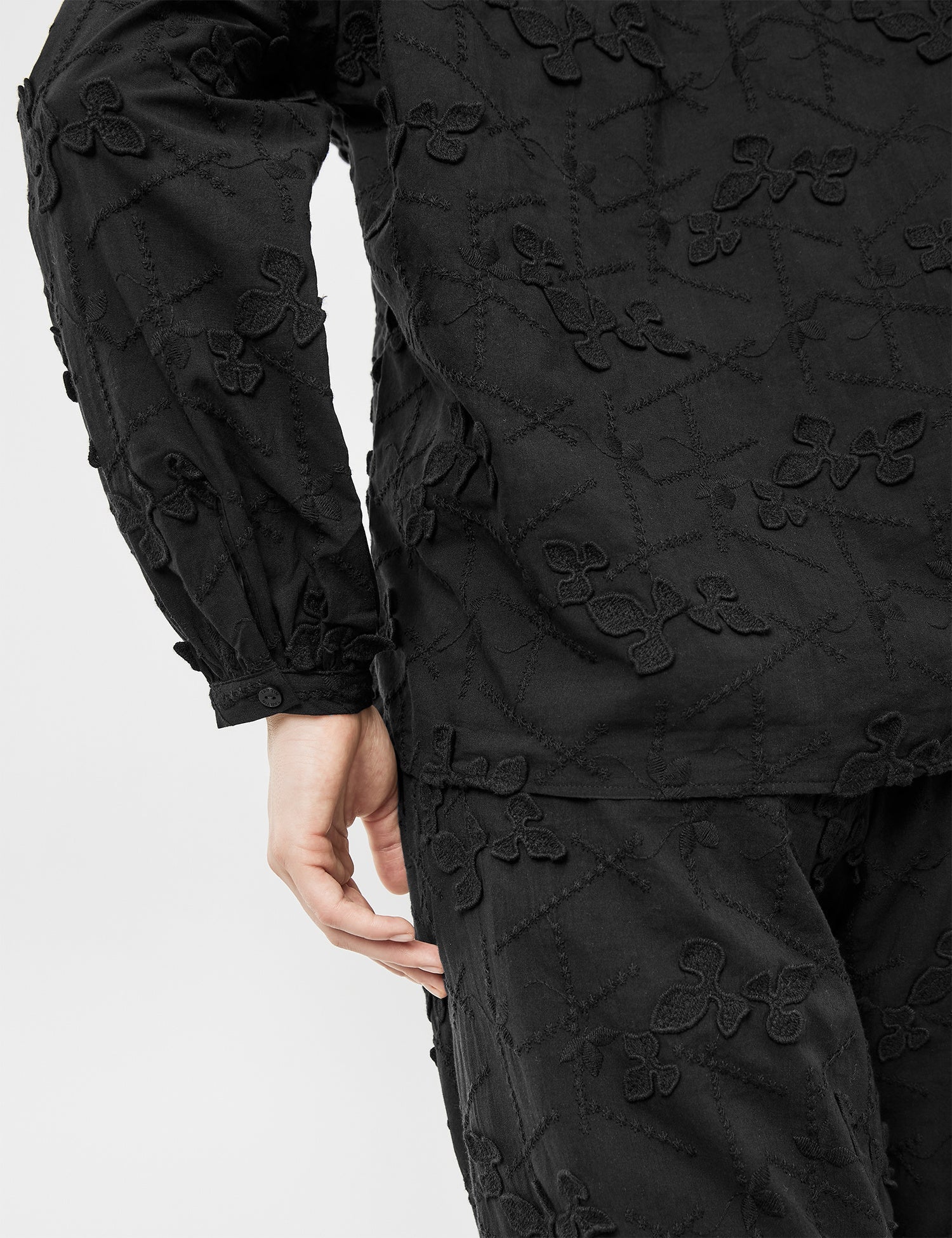 Cotton Blouse With Bobbin Lace"