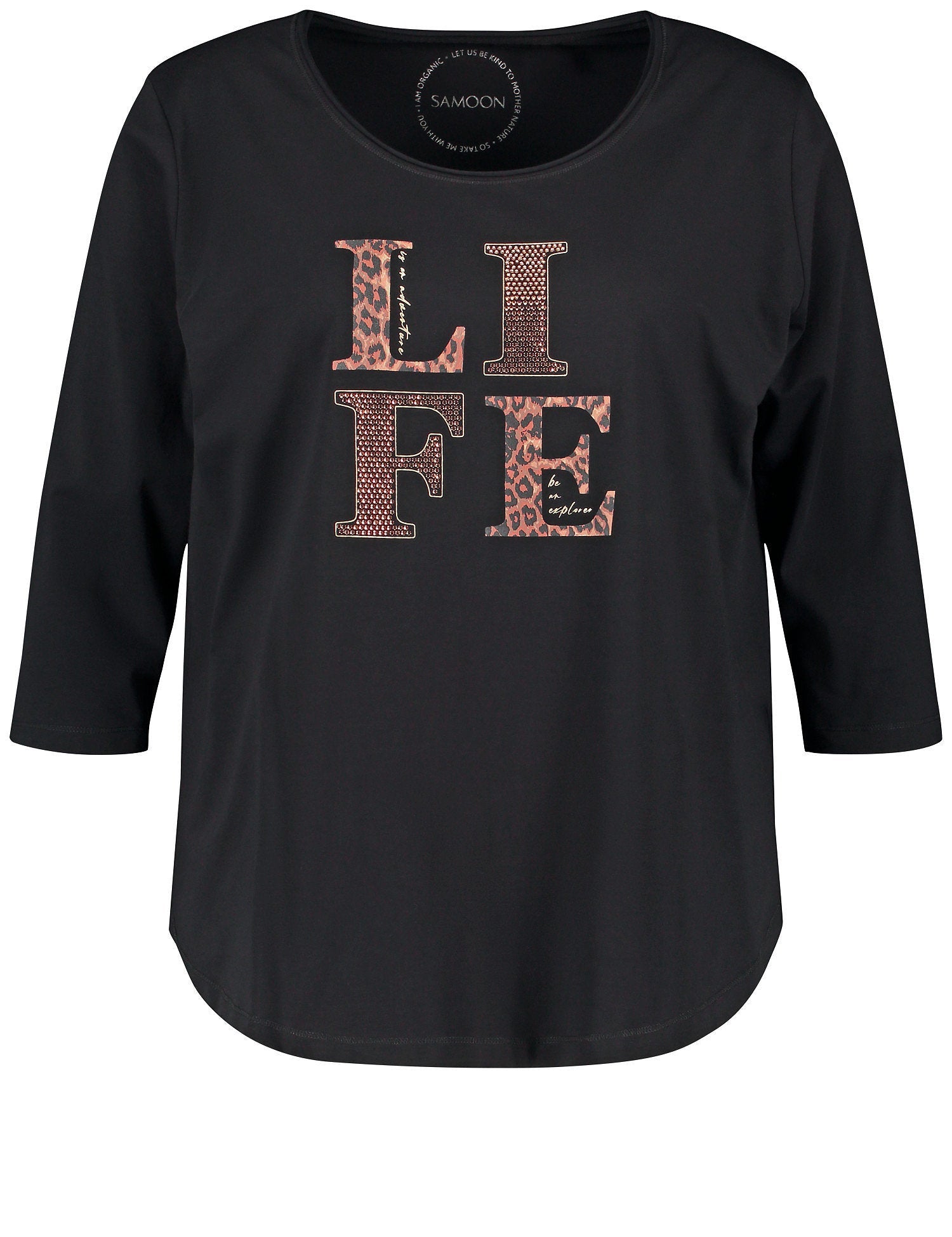 3/4-Sleeve Top With A Front Print_371222-26324_1102_02