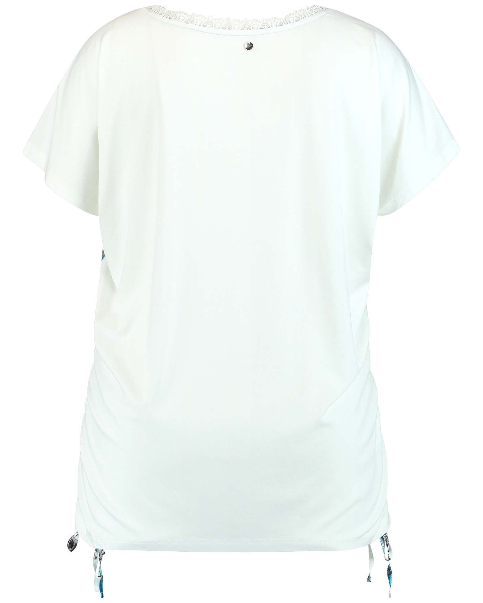 White T-Shirt Short-Sleeve Roundneck