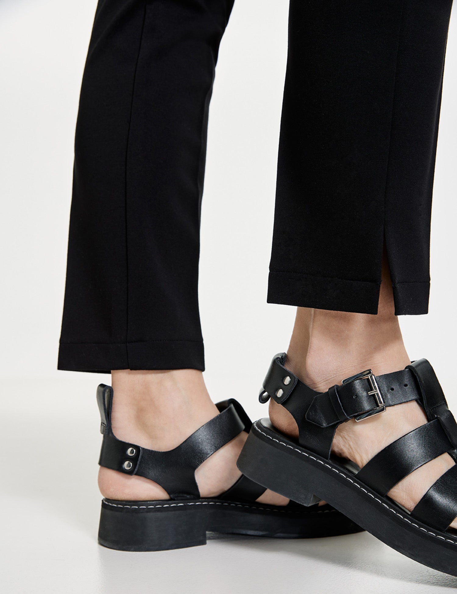 Black Skinny Low Stretch Trousers