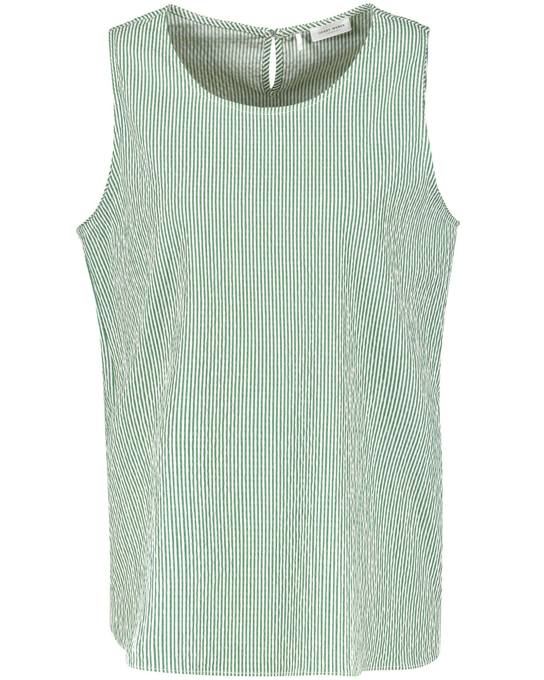 Green Blouse Without Sleeve