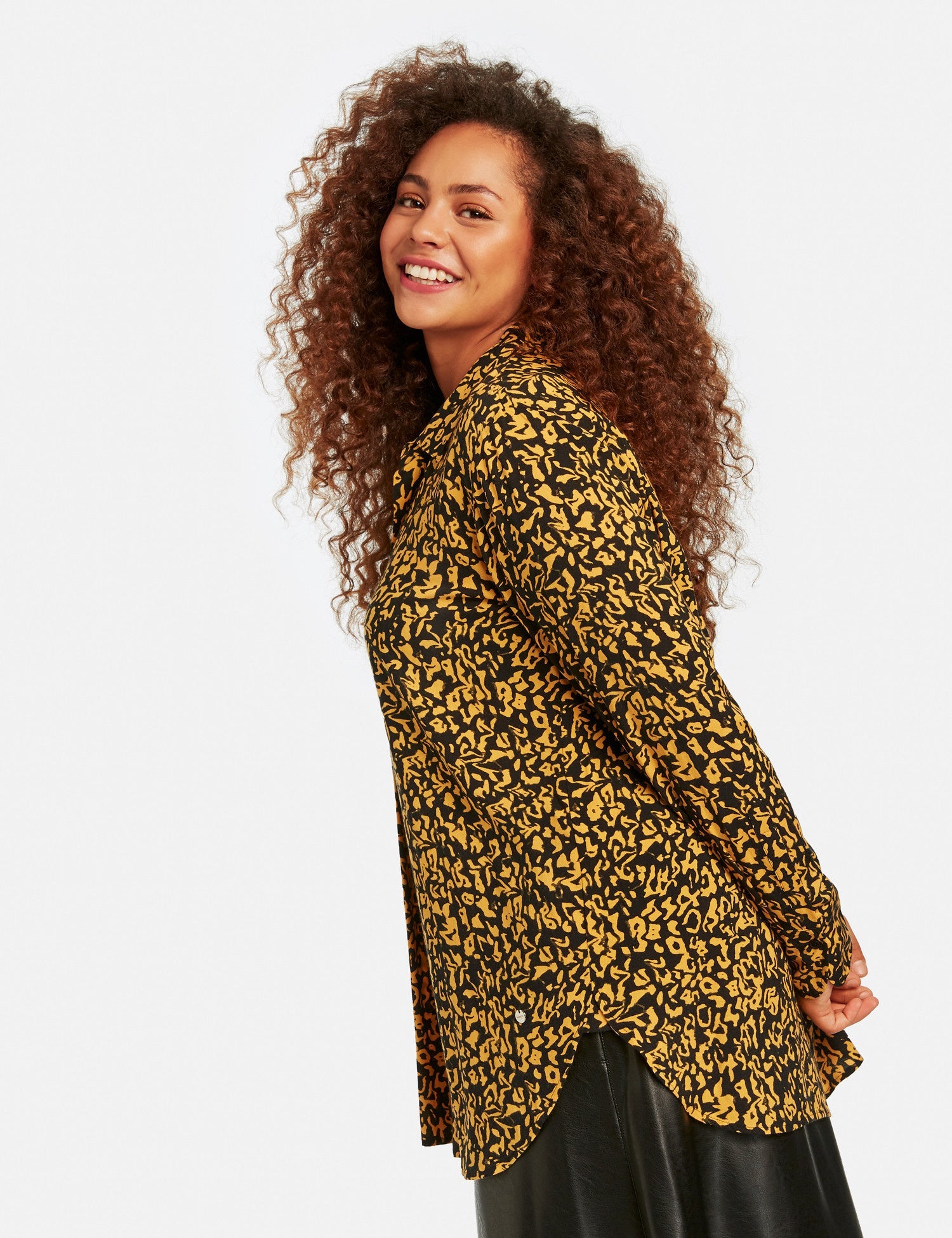 Yellow Blouse Long-Sleeve