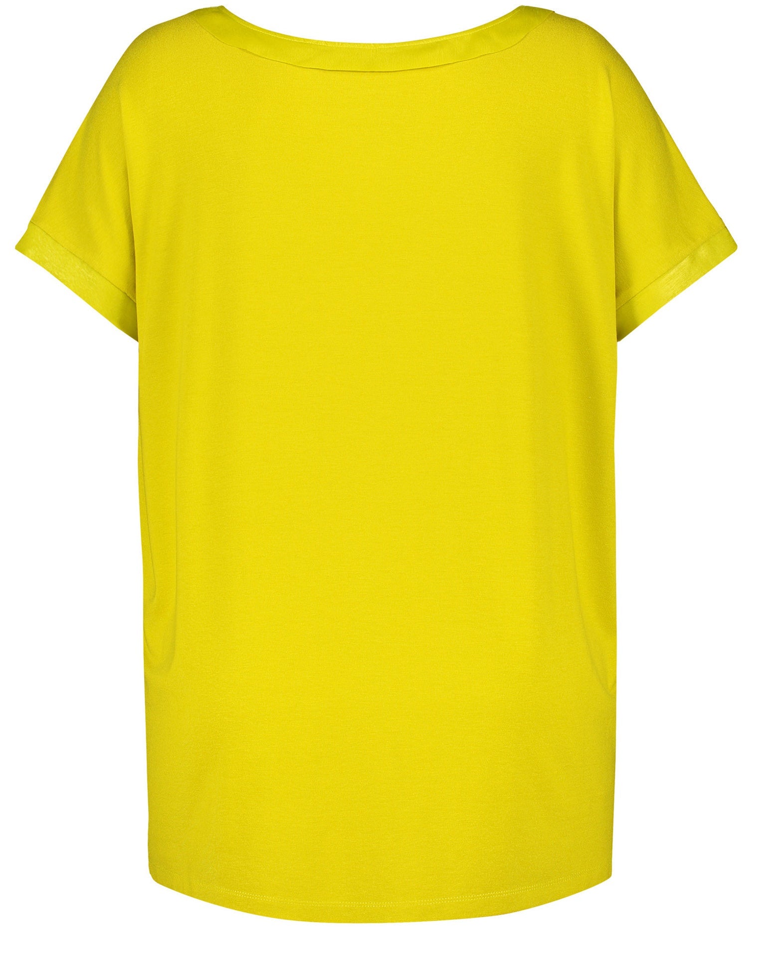 Yellow T-Shirt Short-Sleeve Roundneck