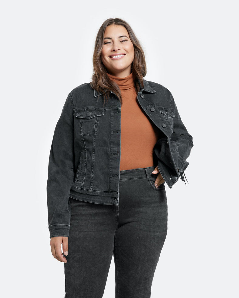 Black Jacket Jeans Woven