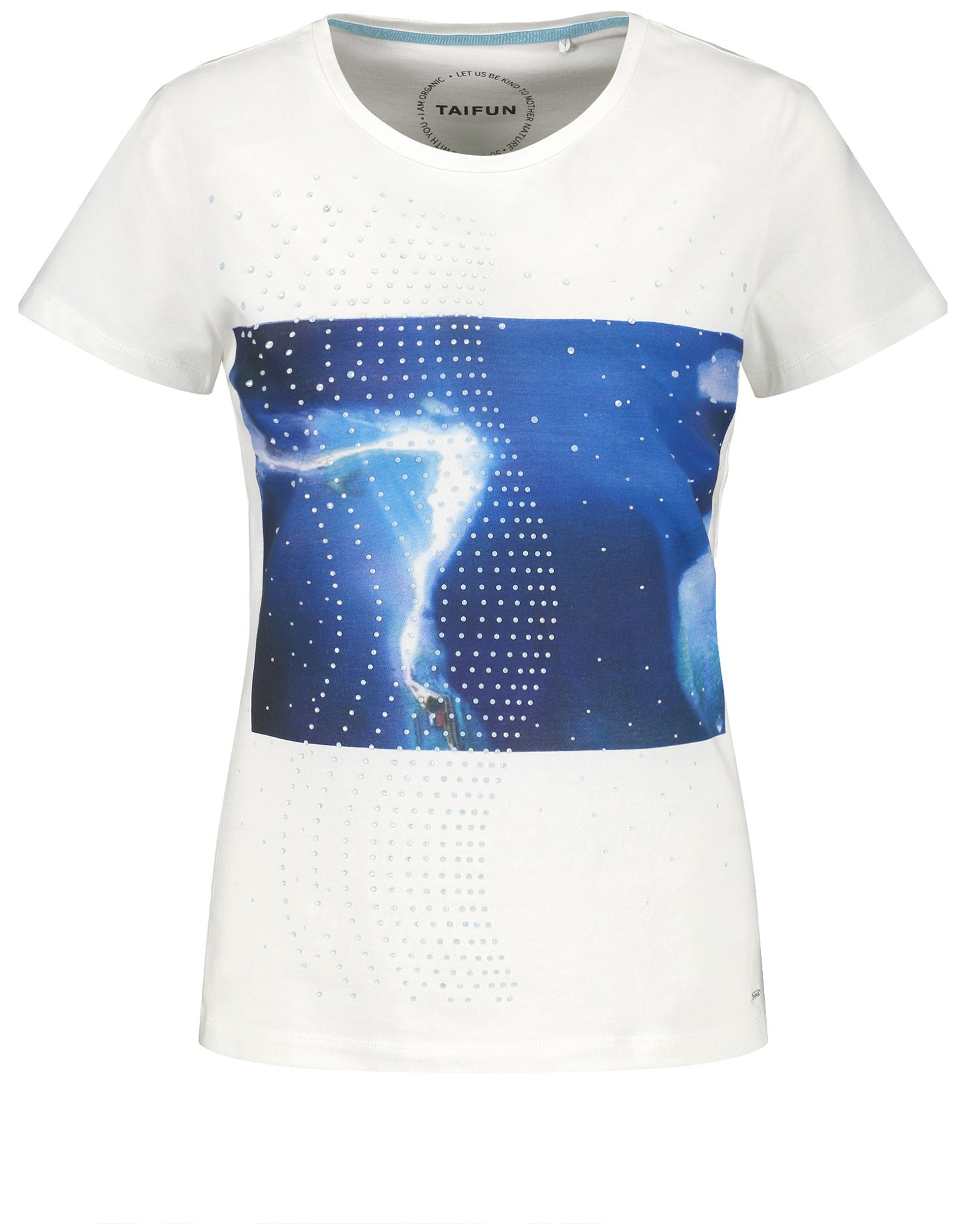 White T-Shirt Short-Sleeve Roundneck