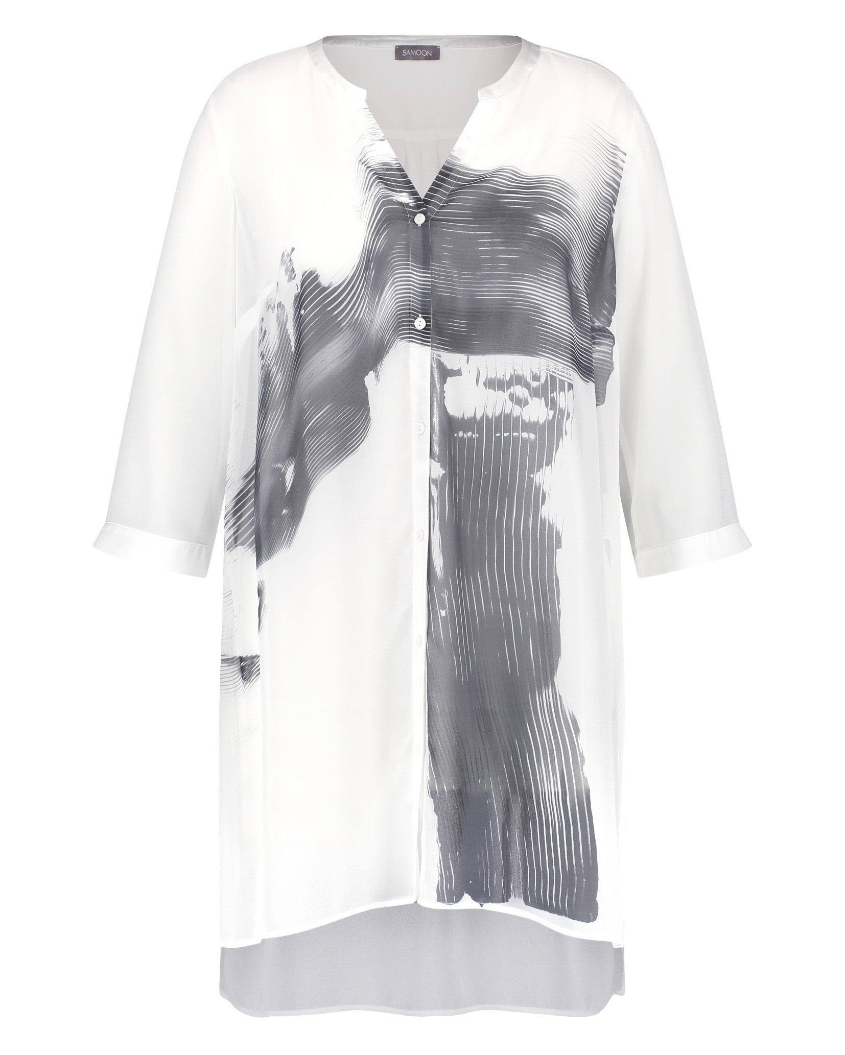 White Blouse 3/4 Sleeve