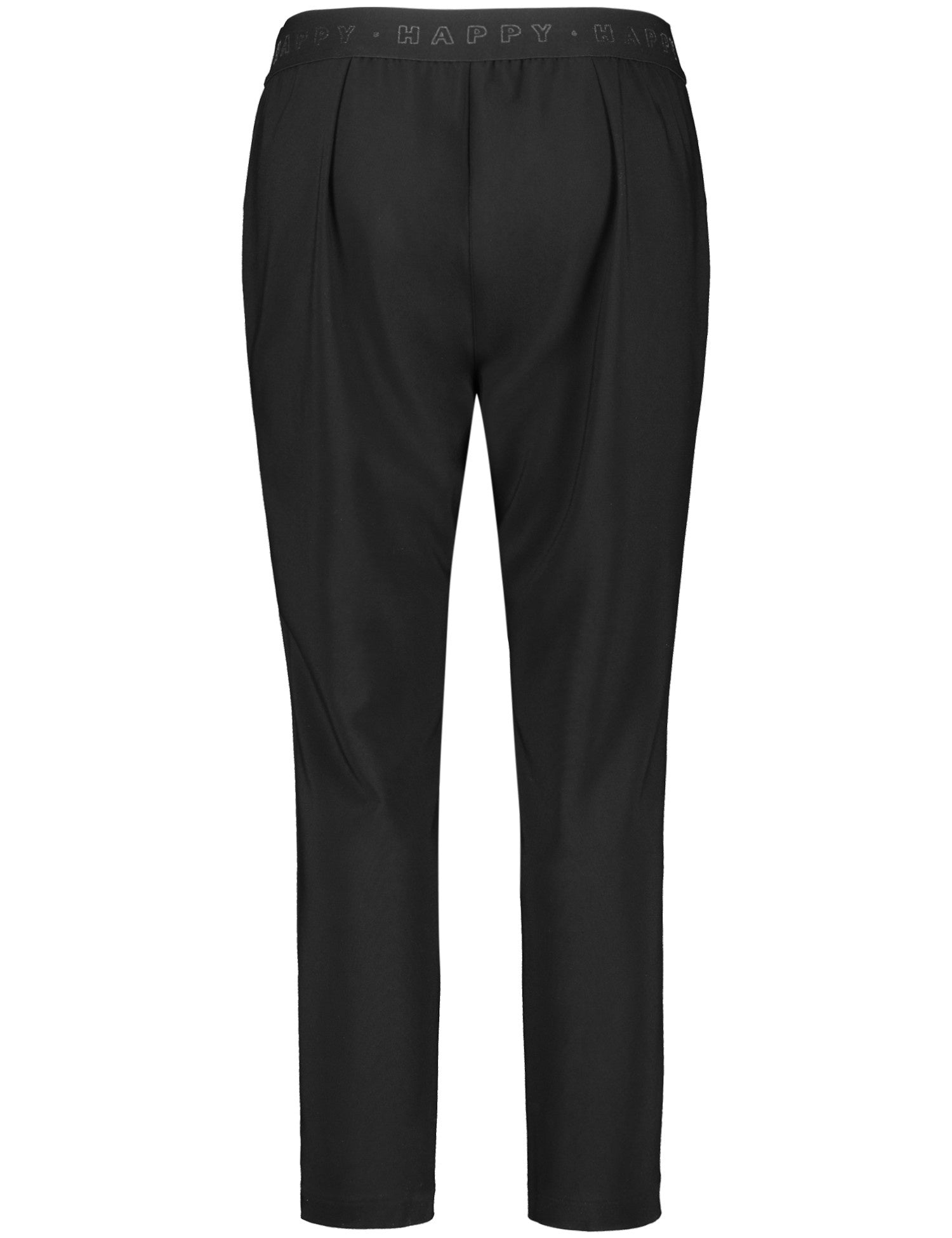 Black 7/8 Pants With Comfortable Legs Mia
