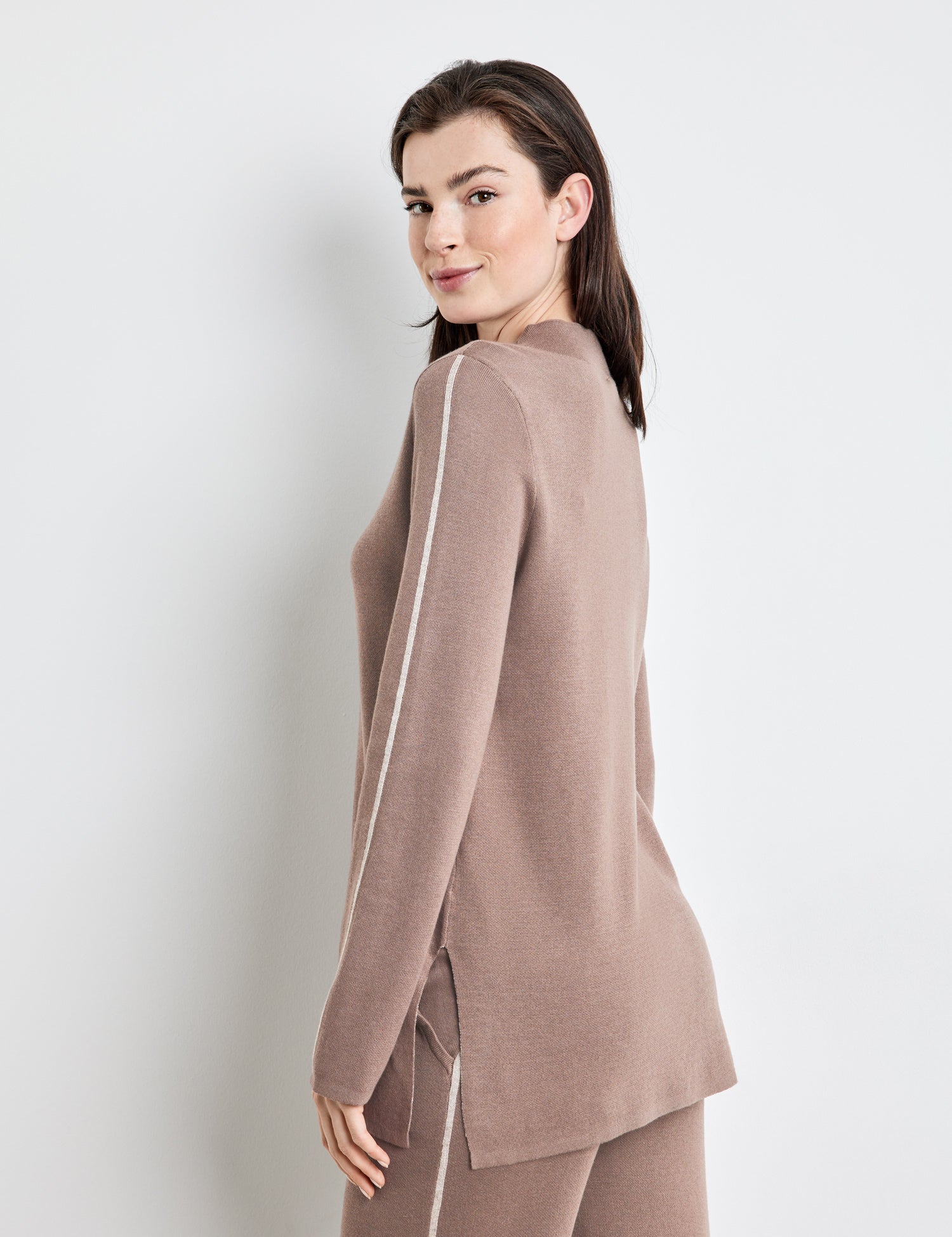Beige Double-Face Sweater Ecovero