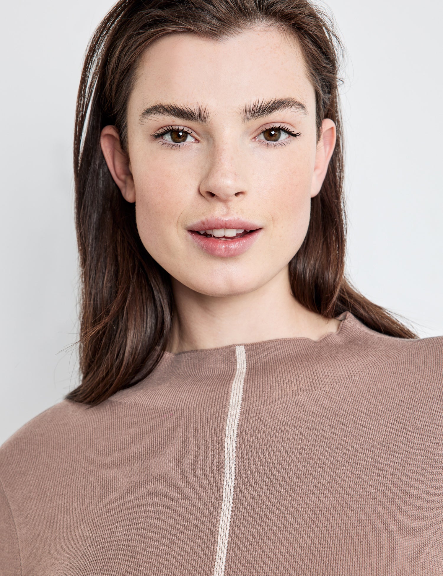 Beige Double-Face Sweater Ecovero