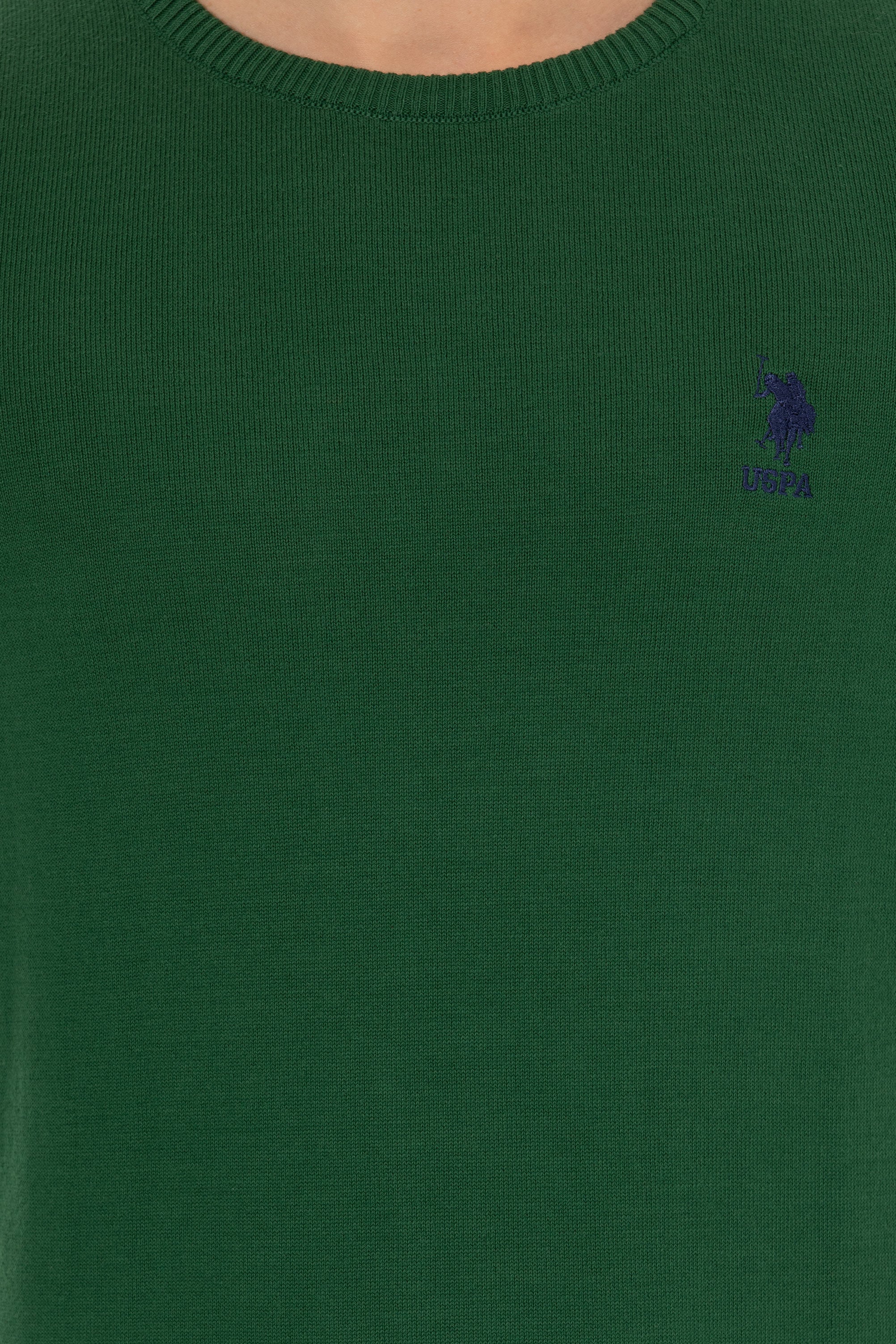 Green Knitting Jumper